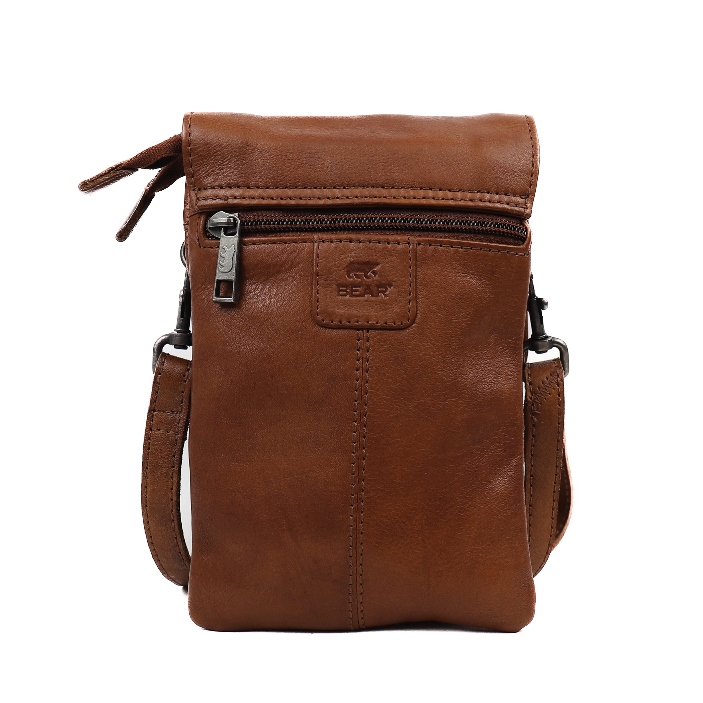 Shoulder bag 'Daisy' cognac