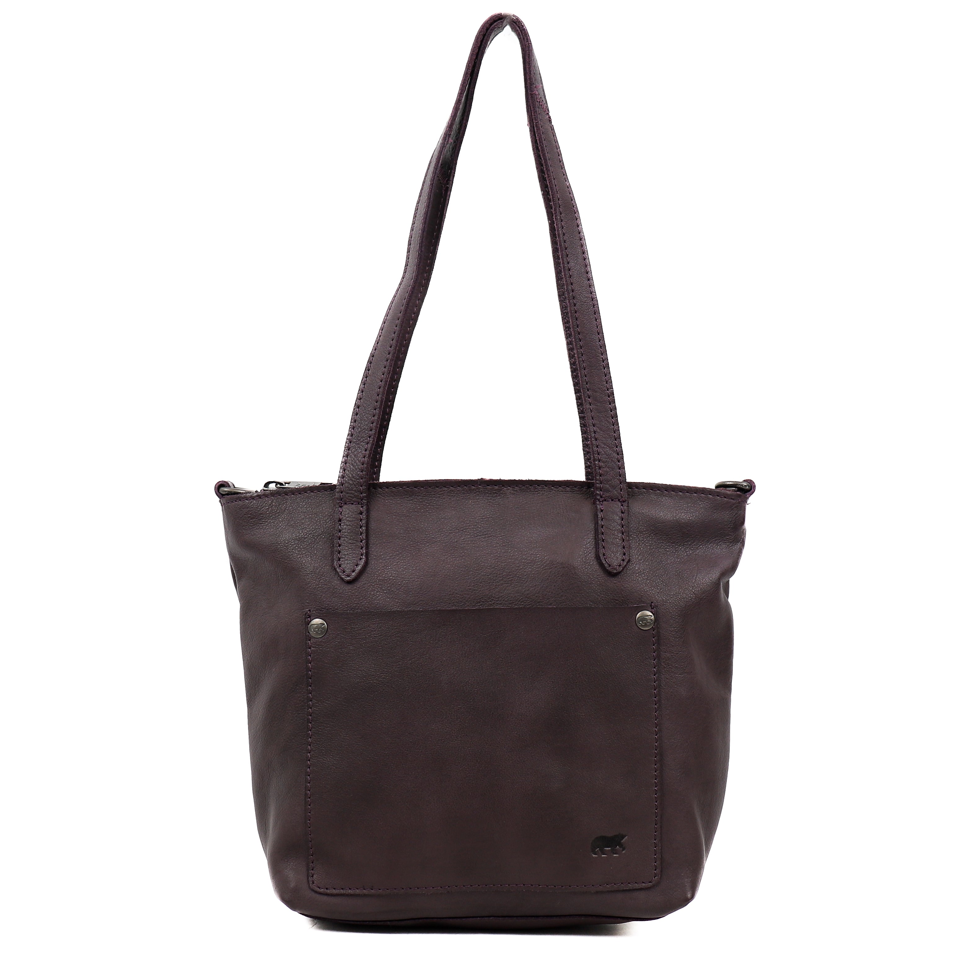 Hand/shoulder bag 'Josephine' plum