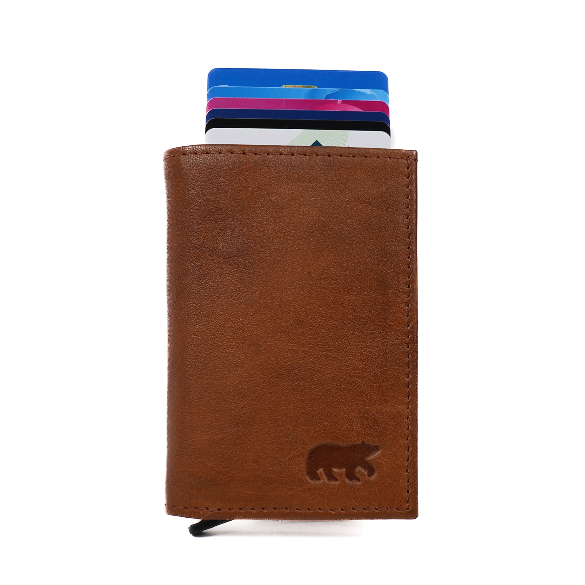 Card holder 'Frits' cognac