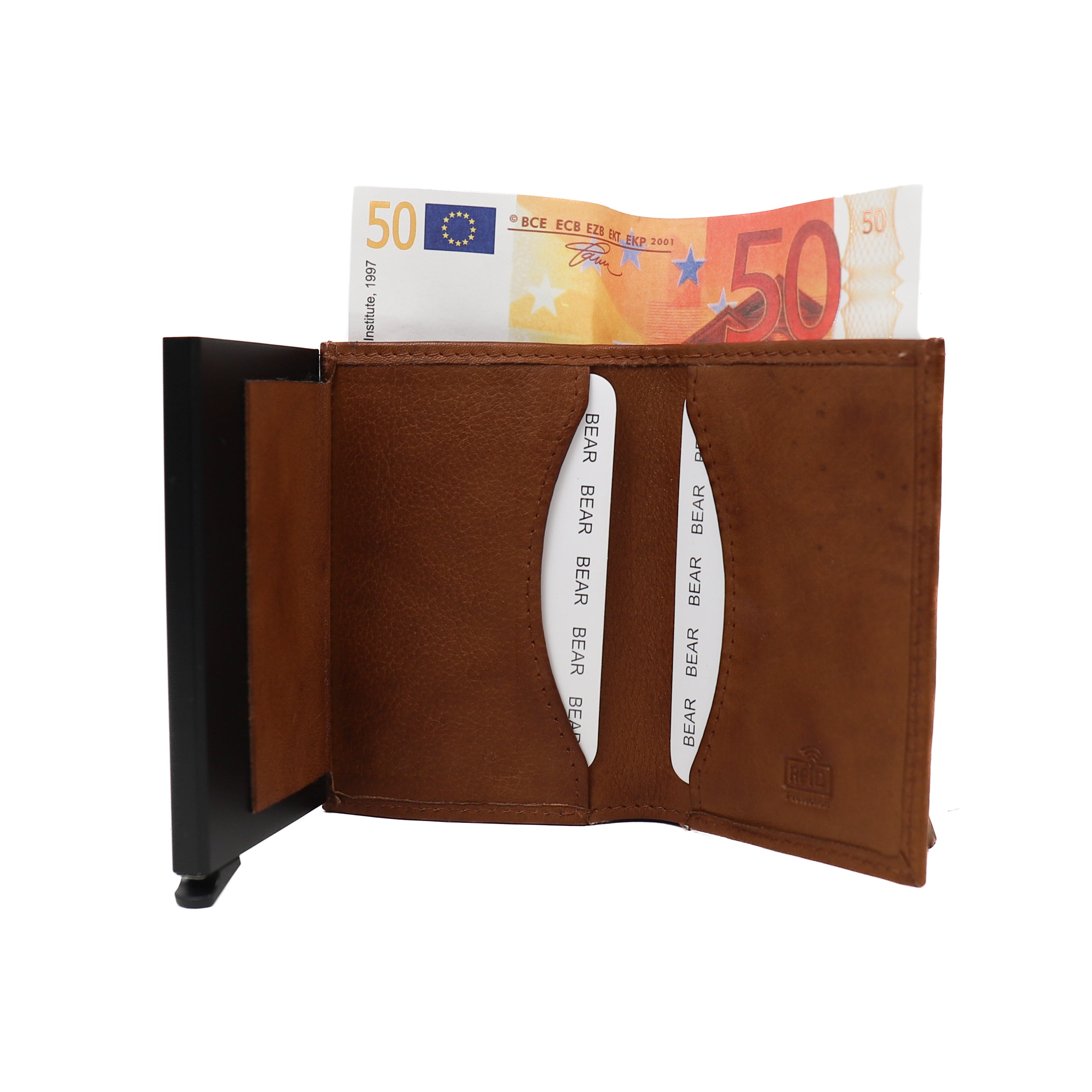 Card holder 'Frits' cognac