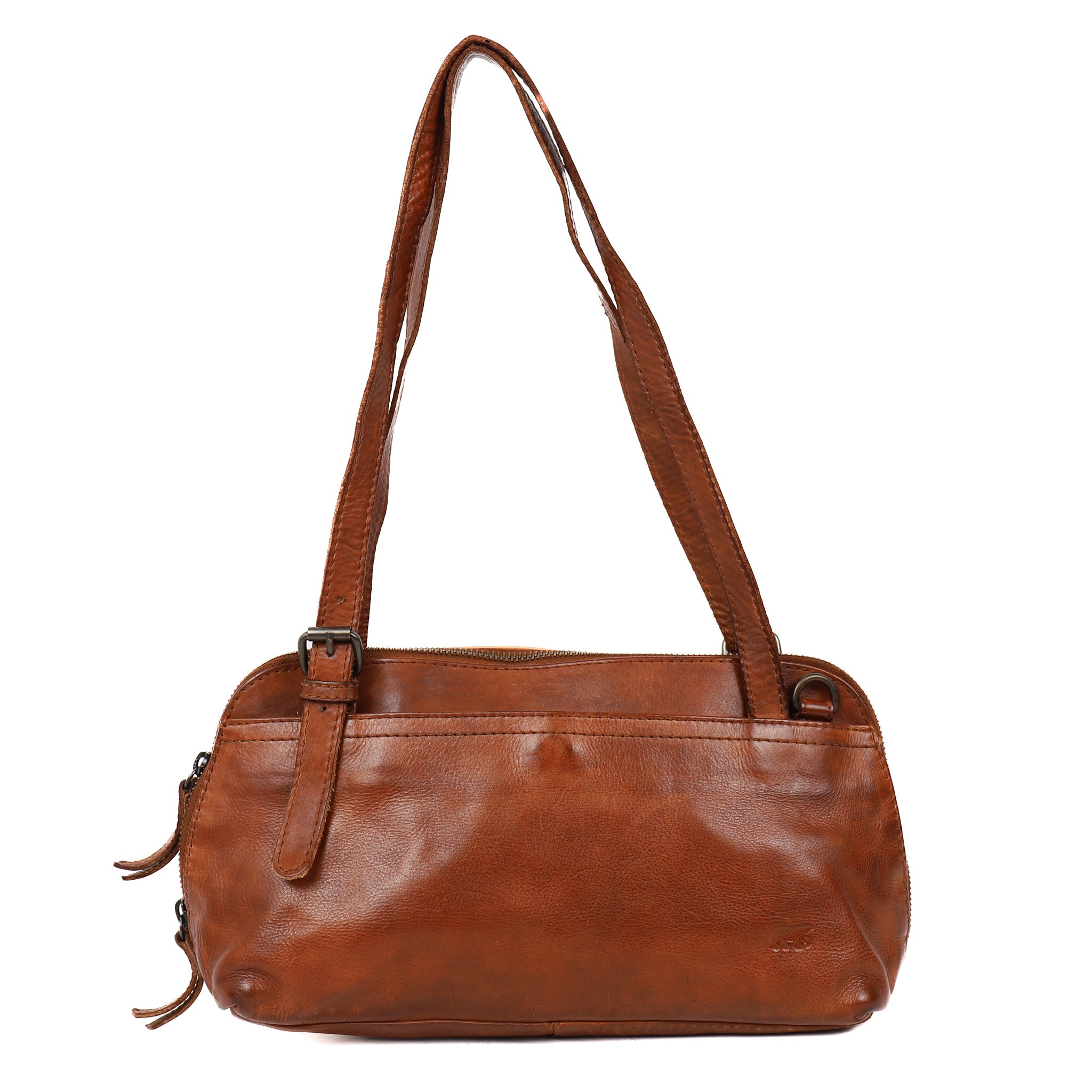 Hand/shoulder bag 'Daphne' cognac