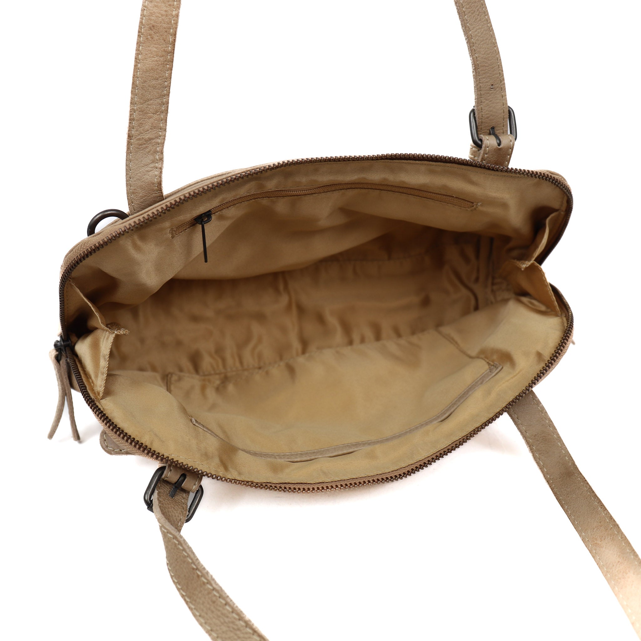 Hand/shoulder bag 'Daphne' beige