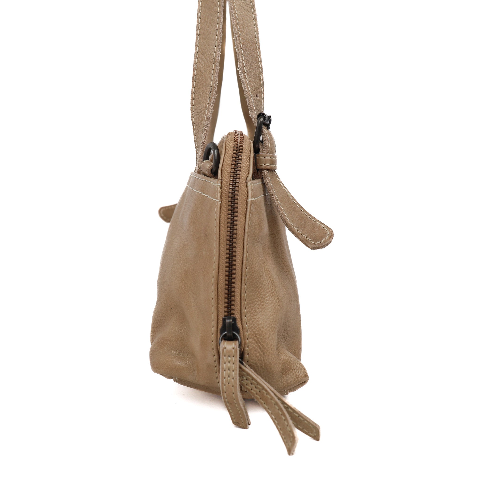 Hand/shoulder bag 'Daphne' beige