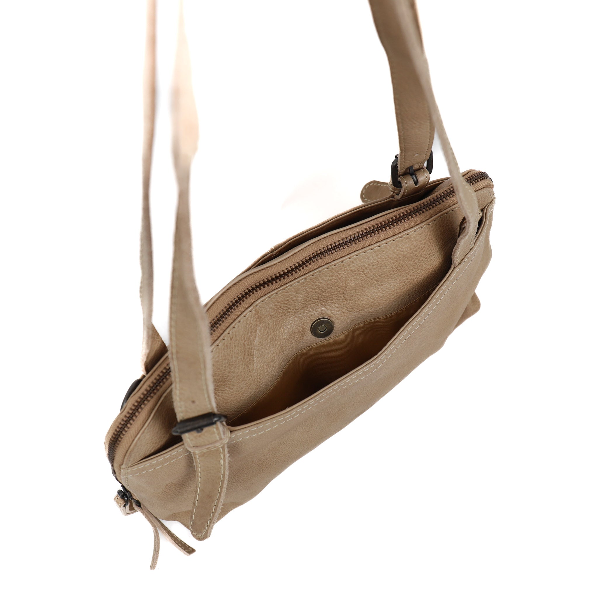 Hand/shoulder bag 'Daphne' beige