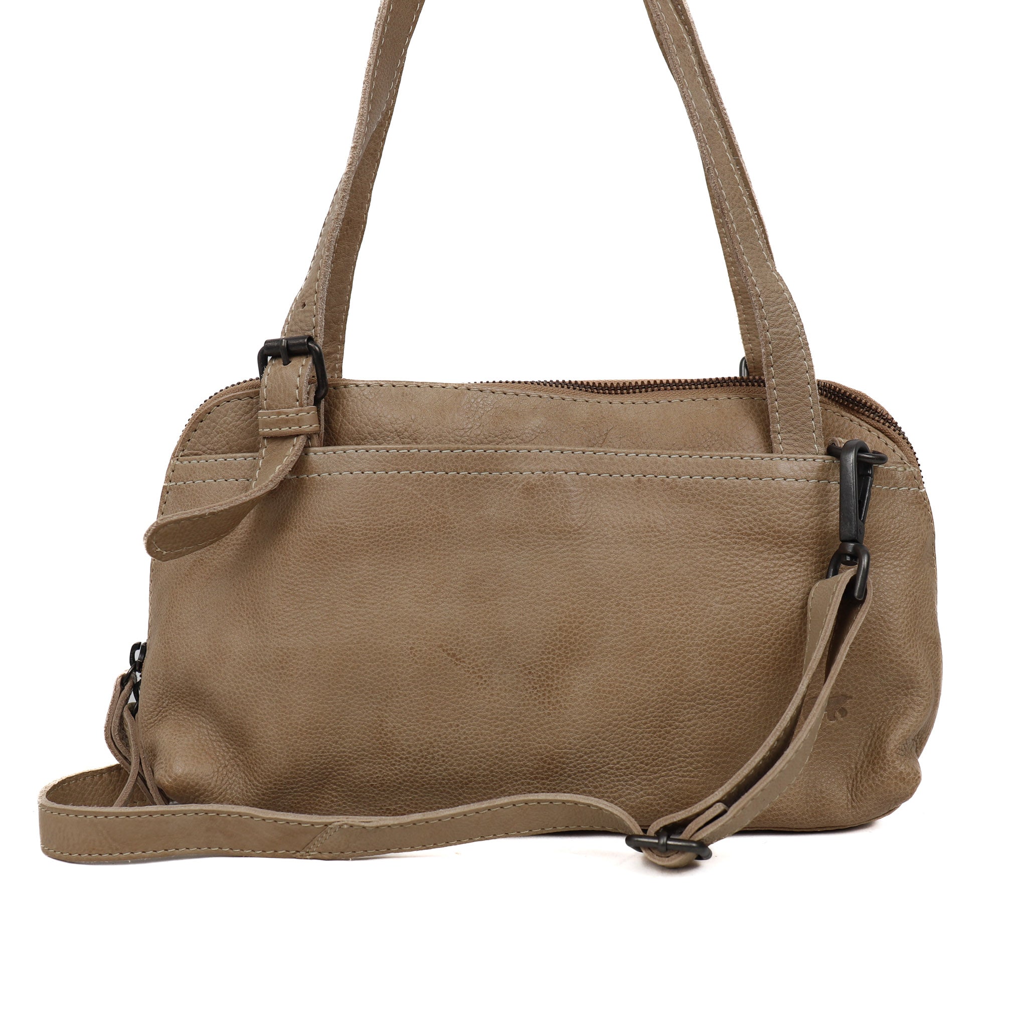 Hand/shoulder bag 'Daphne' beige