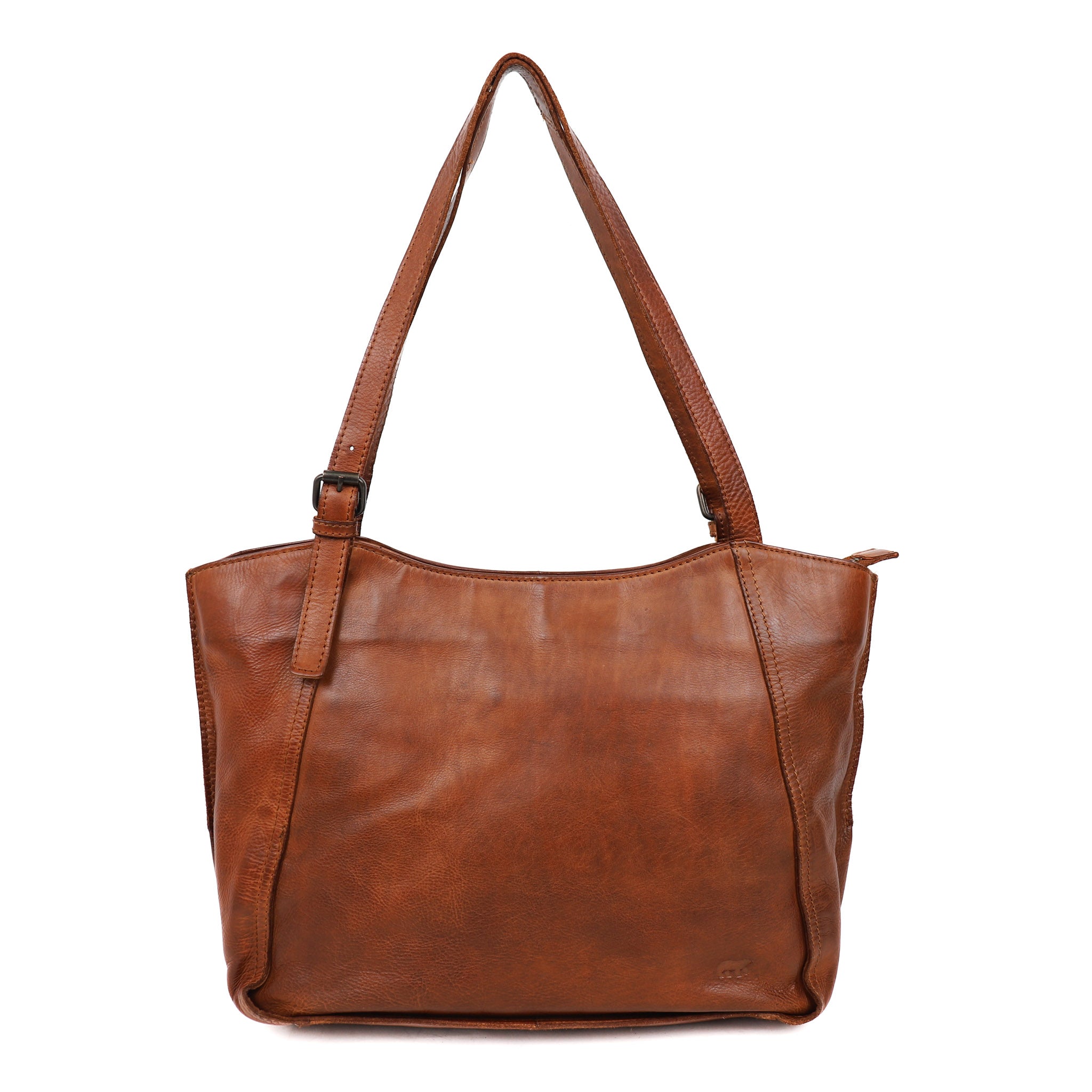 Hand/shoulder bag 'Yvonne' cognac