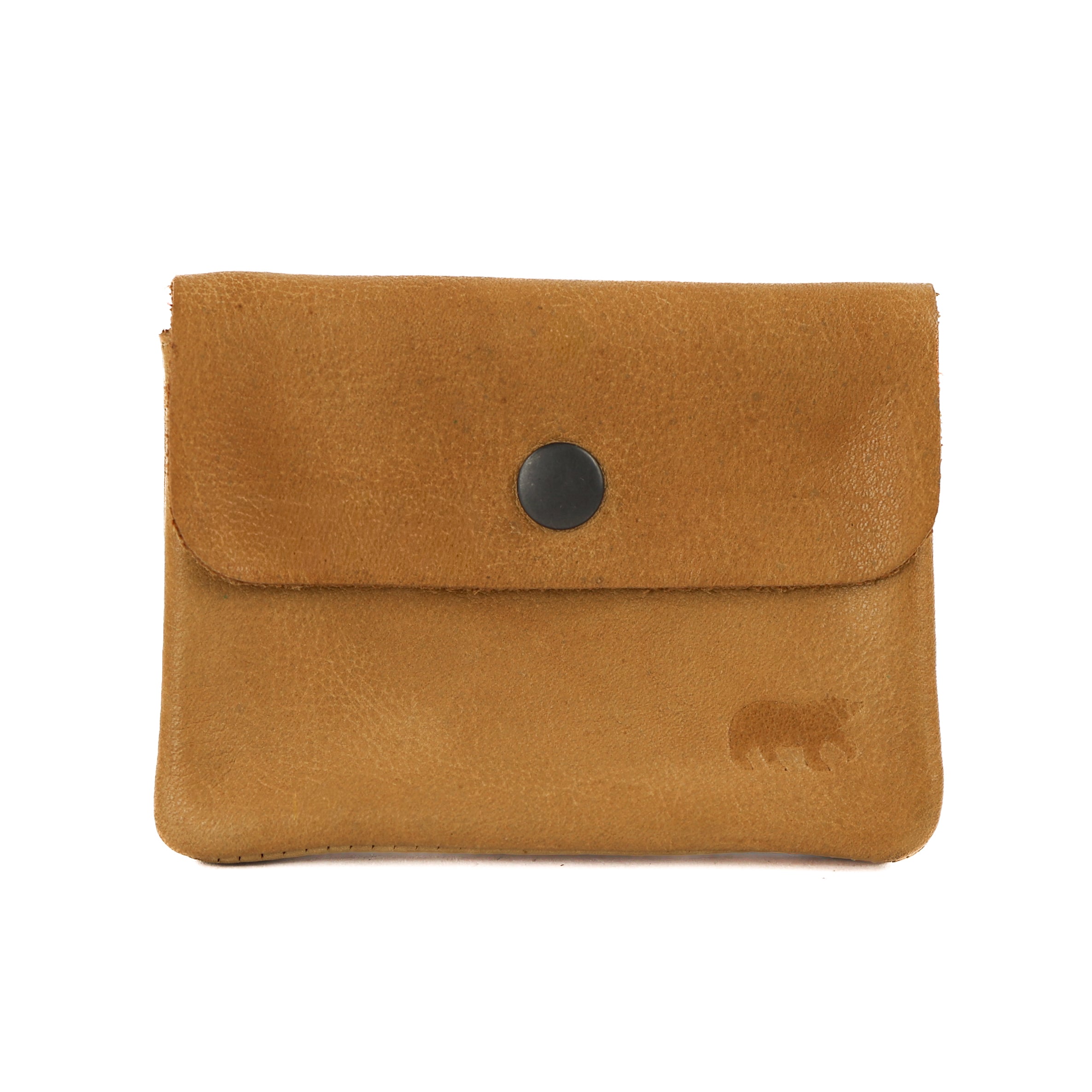 Customizable wallet 'Pietje' yellow