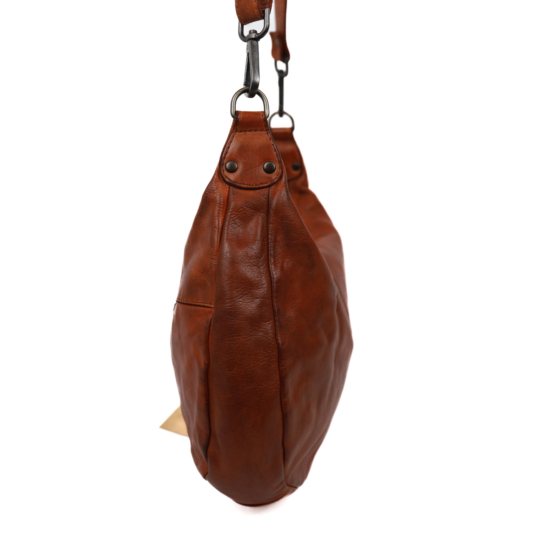 Bucket bag 'Betty' cognac