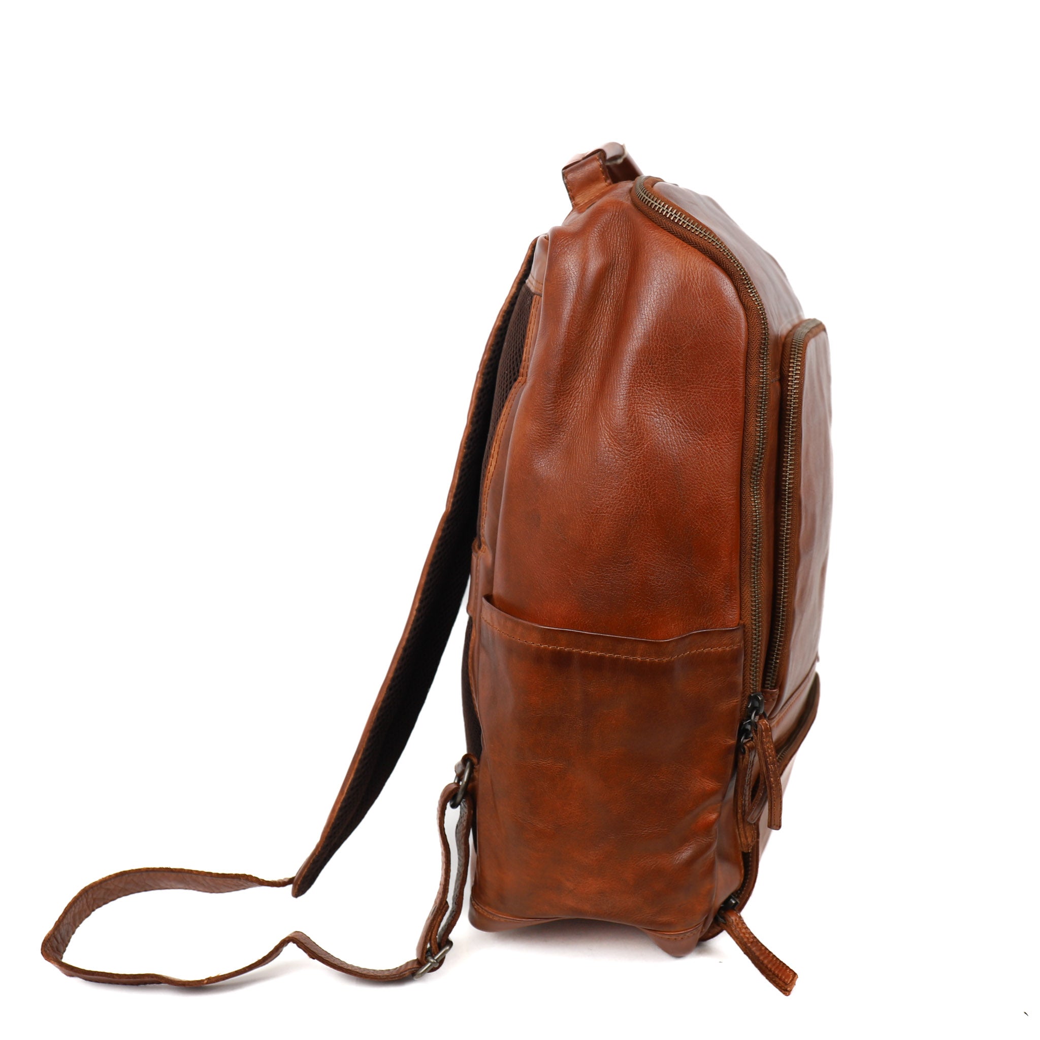 Laptop backpack 'Aart' cognac