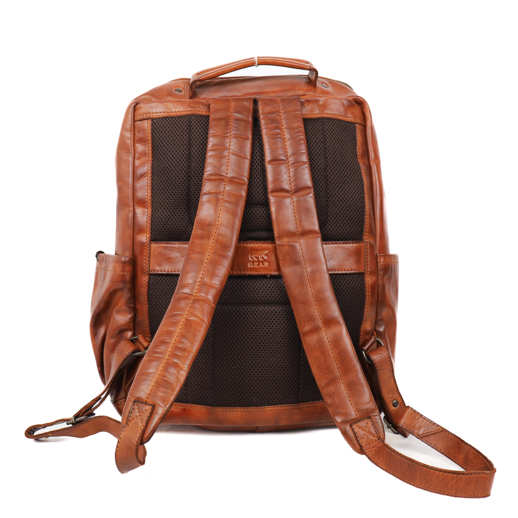 Laptop backpack 'Aart' cognac