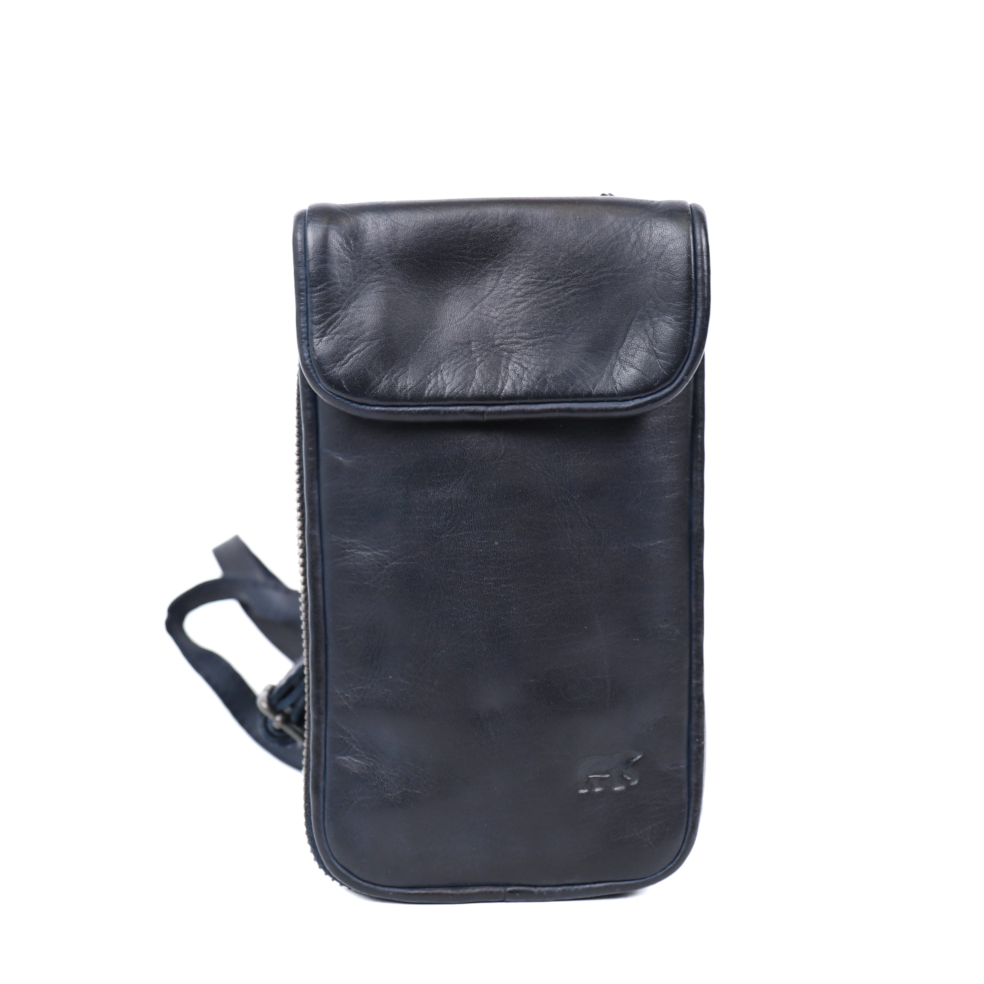 Phone bag 'Elske' dark blue