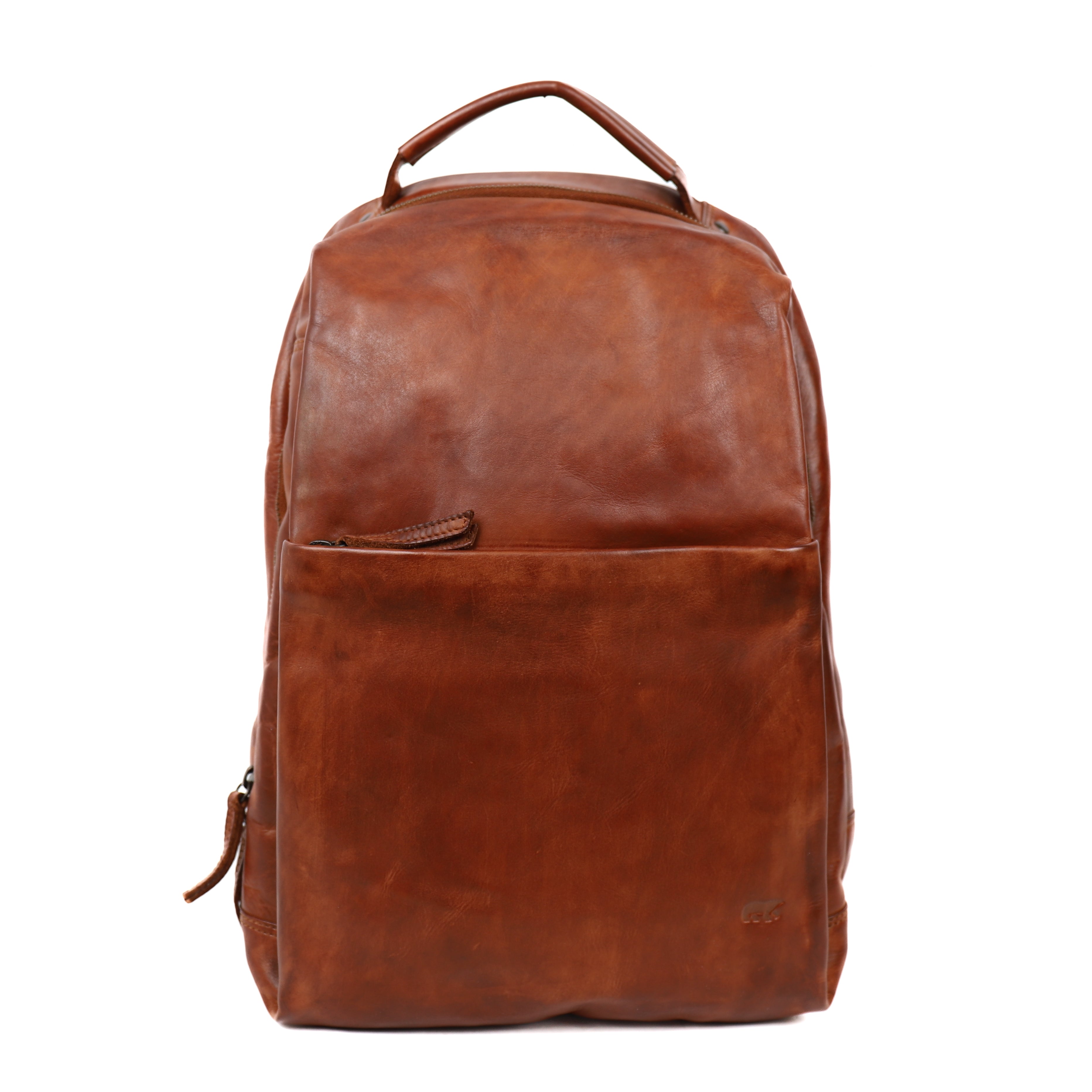 Laptop backpack 'Mathijs' cognac