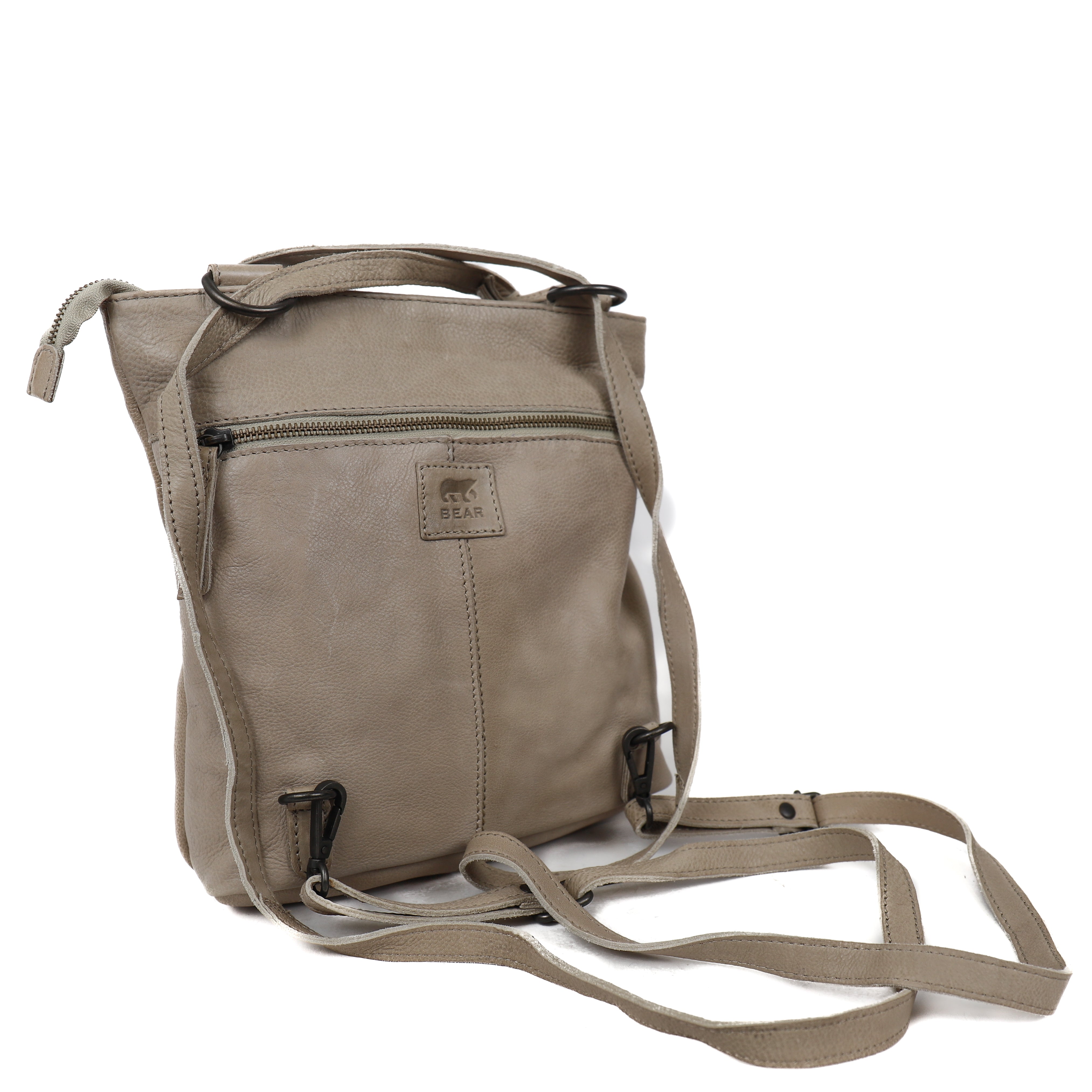 Backpack/shoulder bag 'Sandy' silver mink