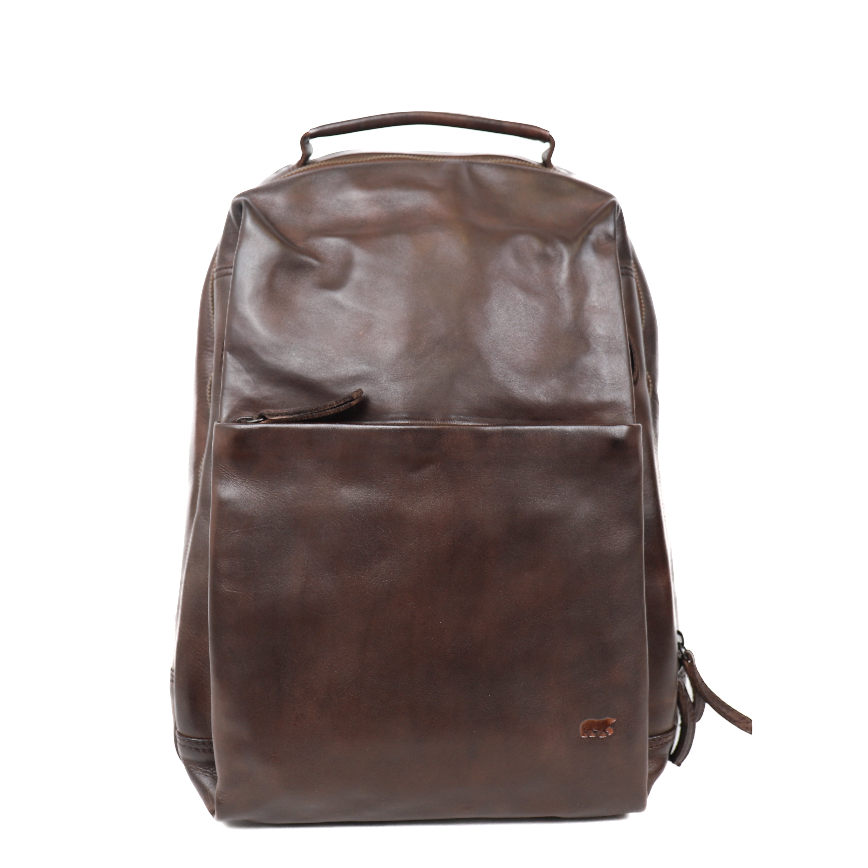 Laptop backpack 'Mathijs' dark brown