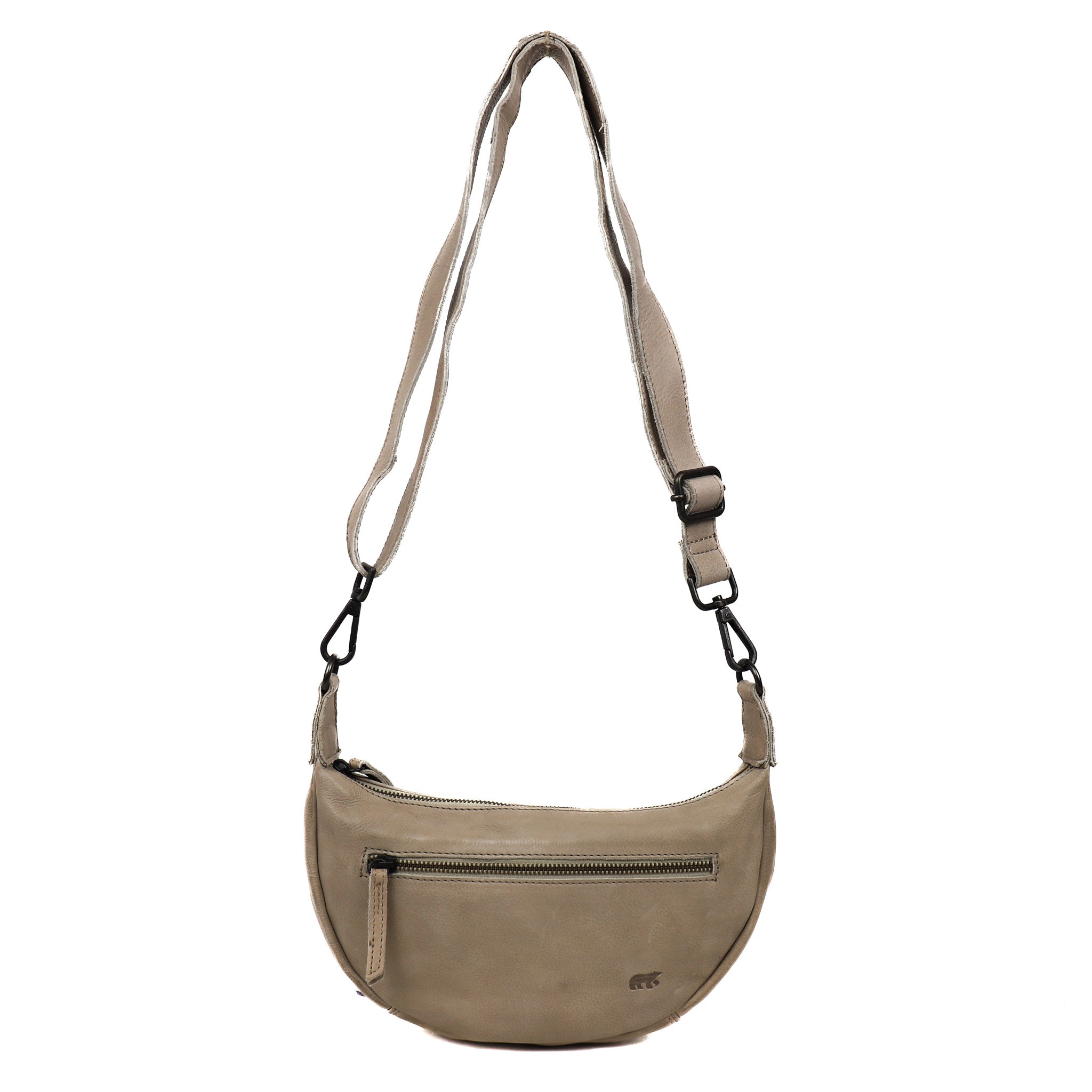 Crossbody tasje 'Clara' silver mink