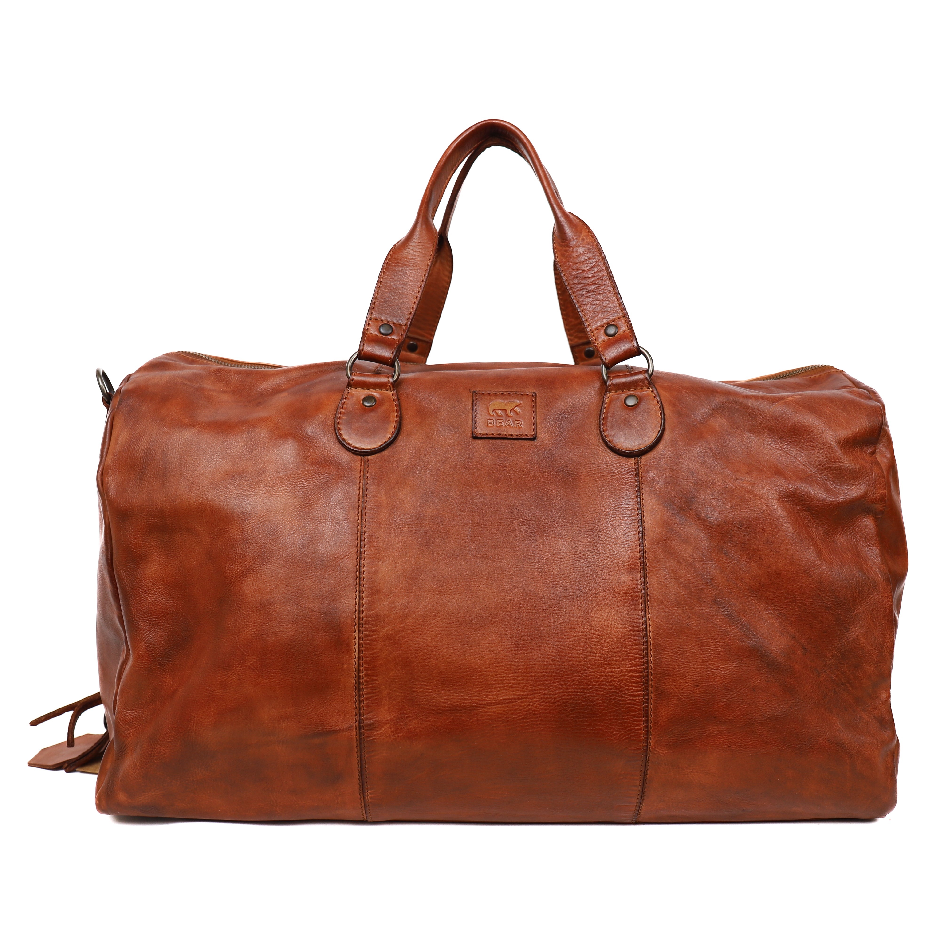 Weekendtas 'Lucien' cognac