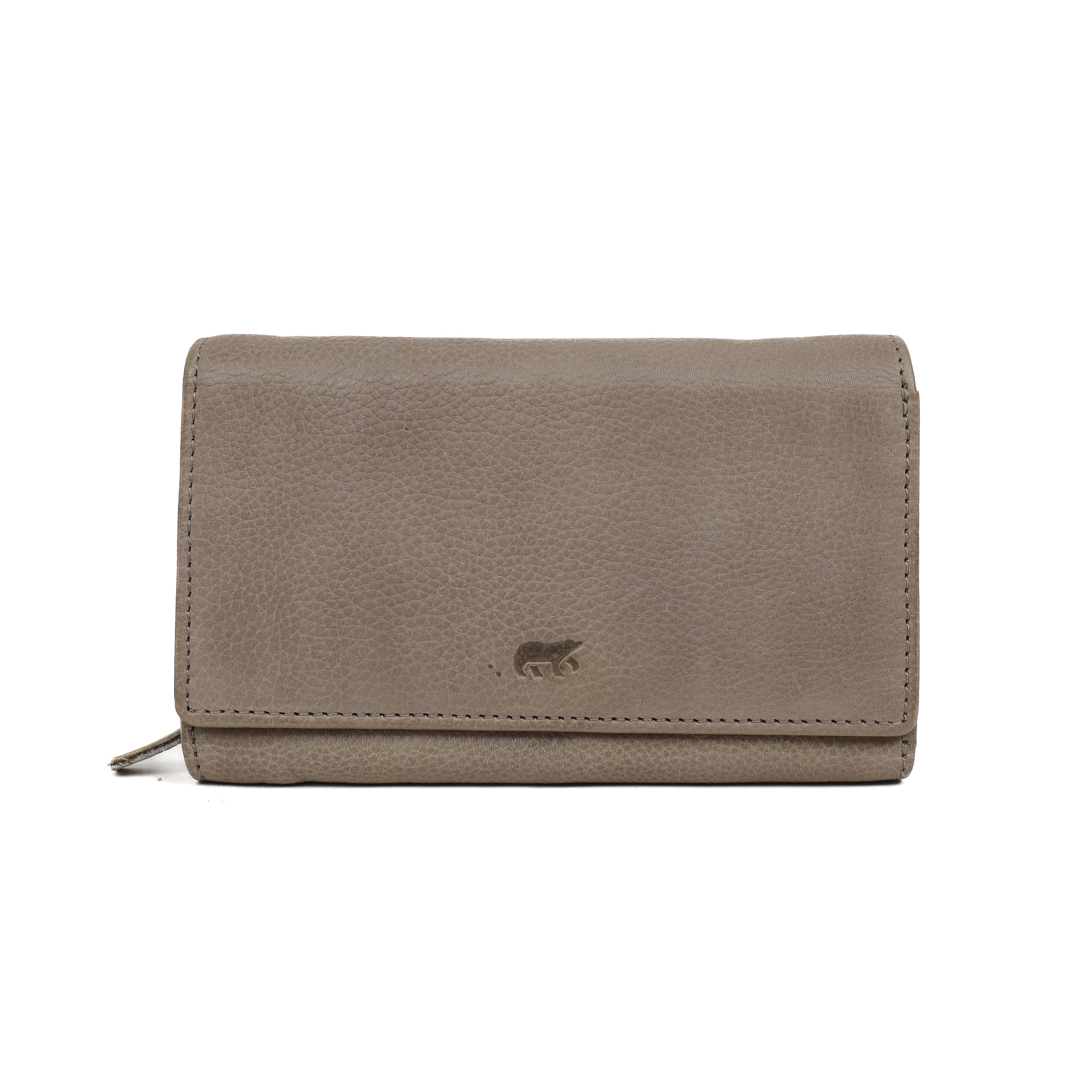 Wrap wallet 'Marit' silver mink