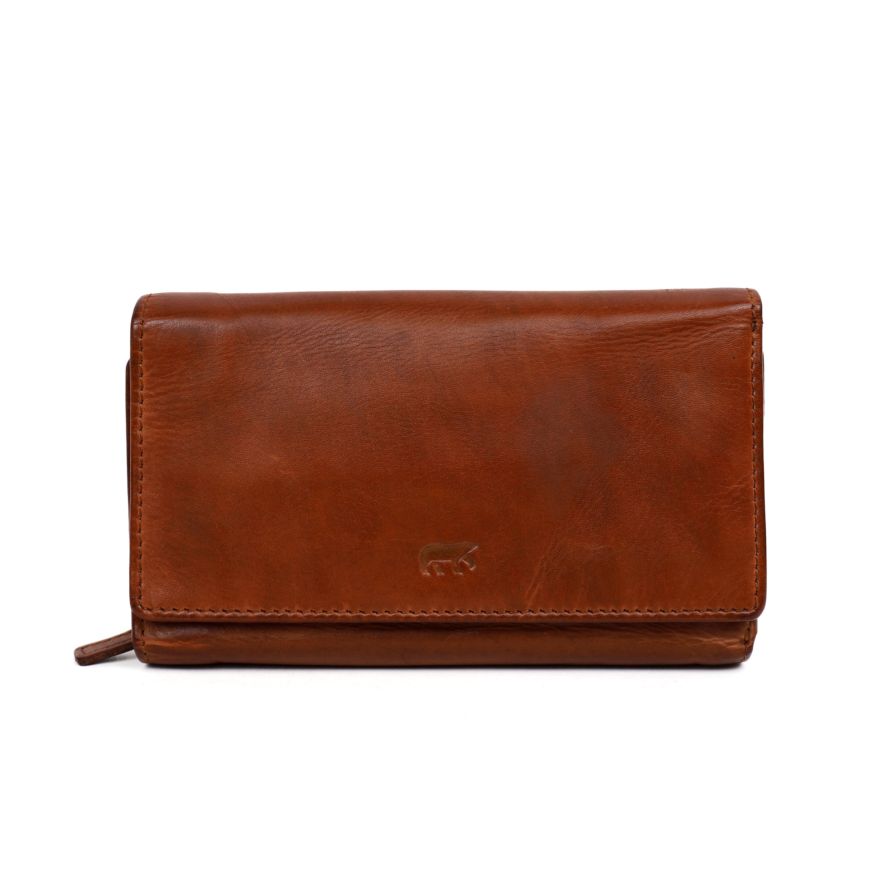 Wrap wallet 'Marit' cognac