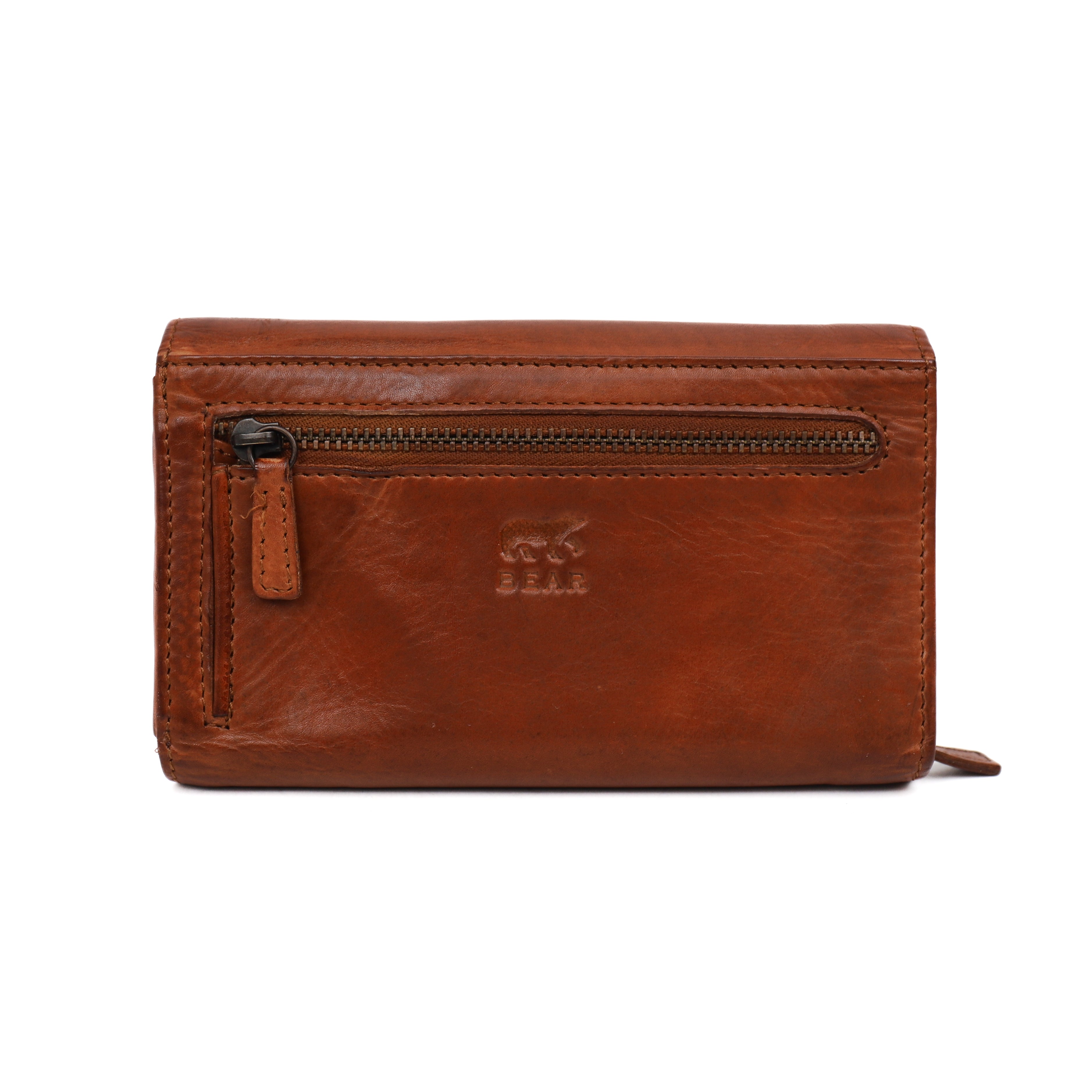 Wrap wallet 'Marit' cognac