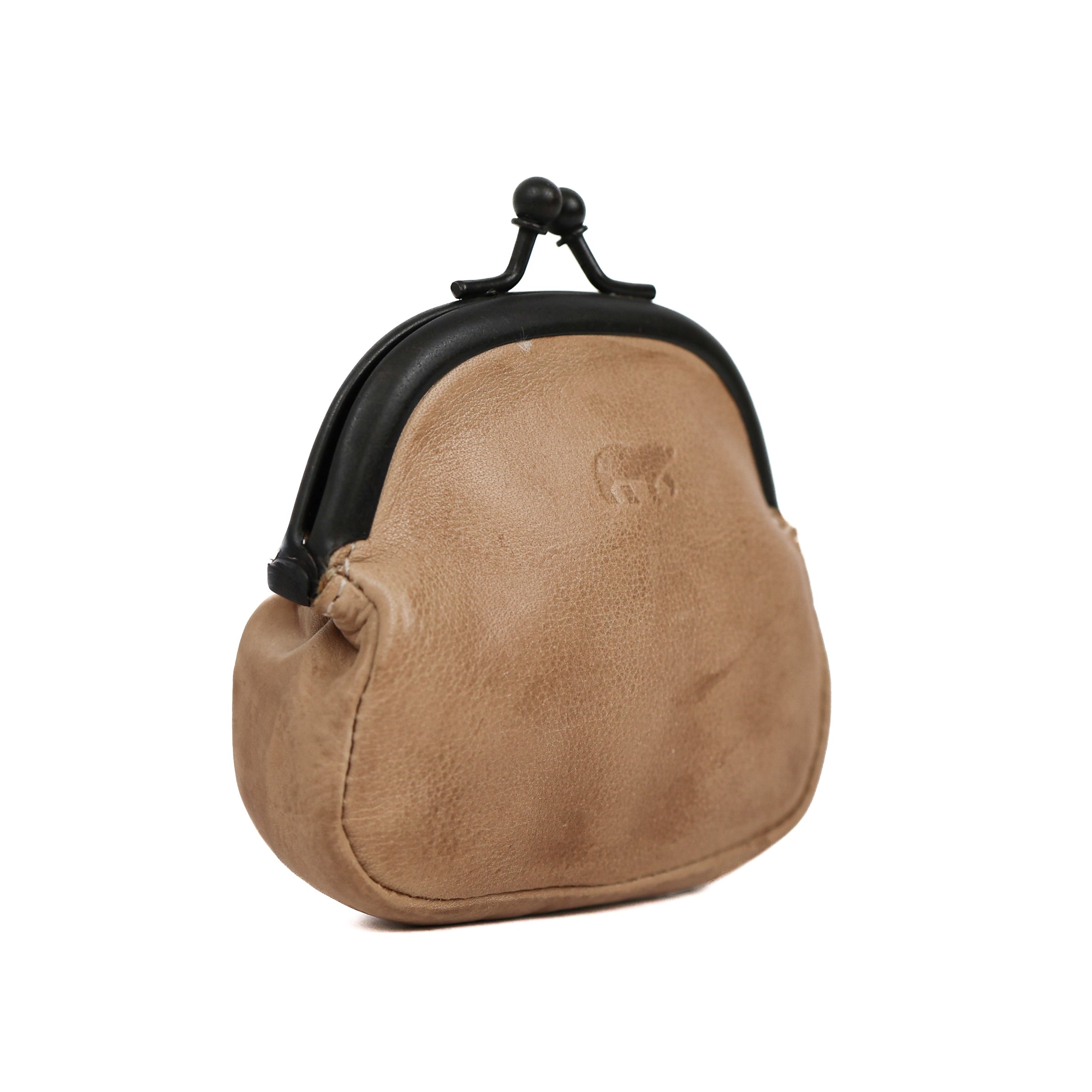 Beugelportemonneetje 'Lily' beige