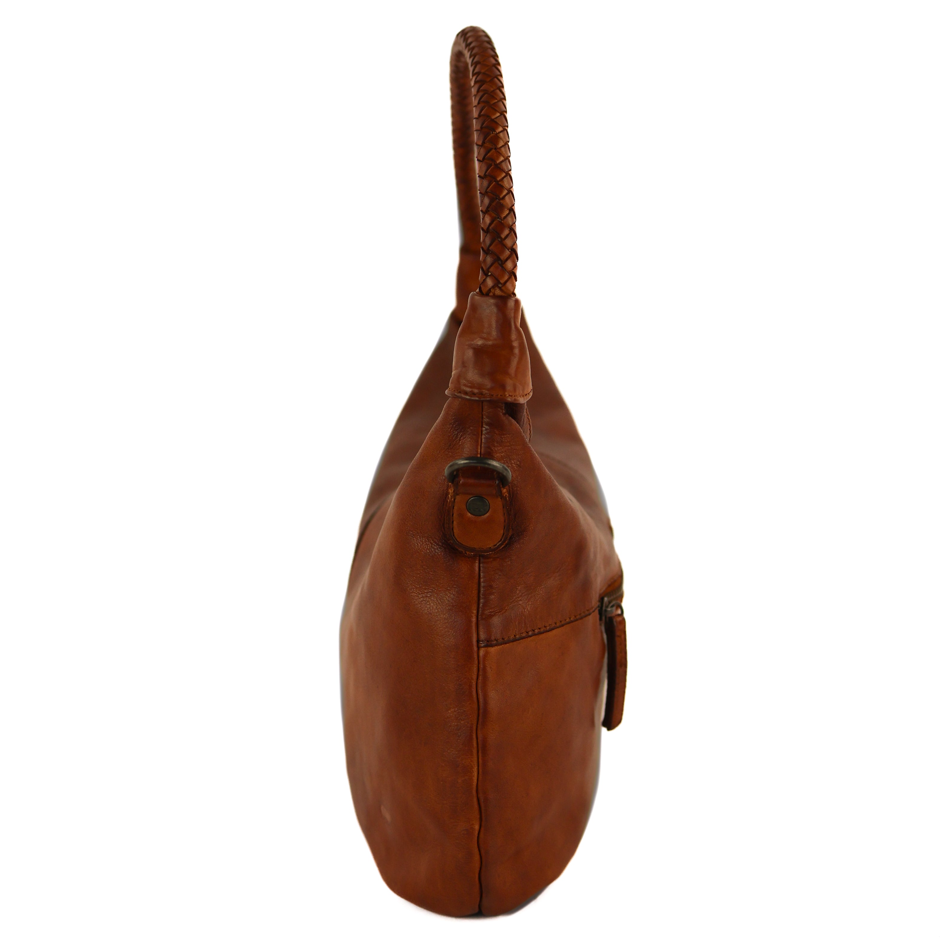 Schouder-/buideltas 'Mia' cognac