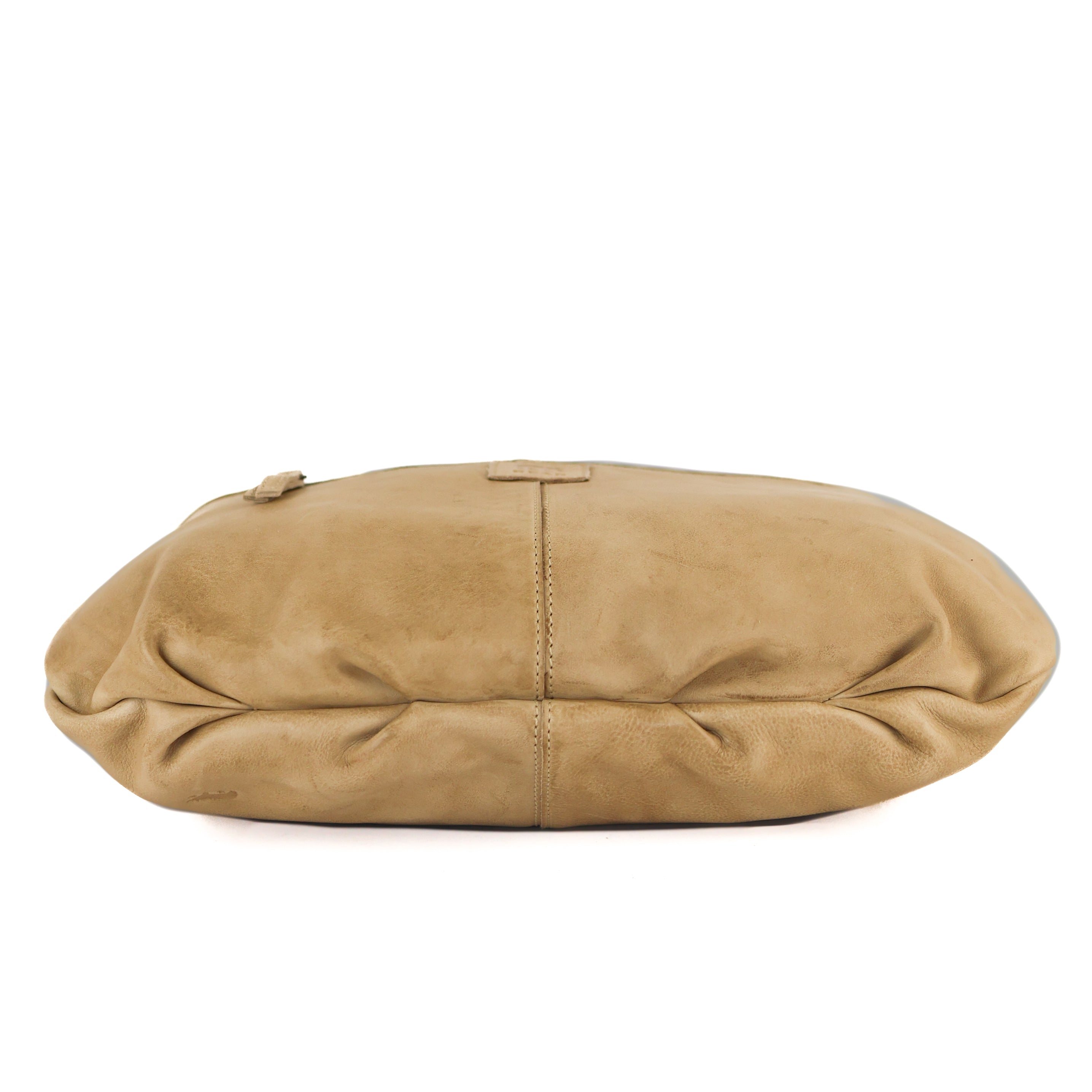 Schouder-/buideltas 'Mia' beige