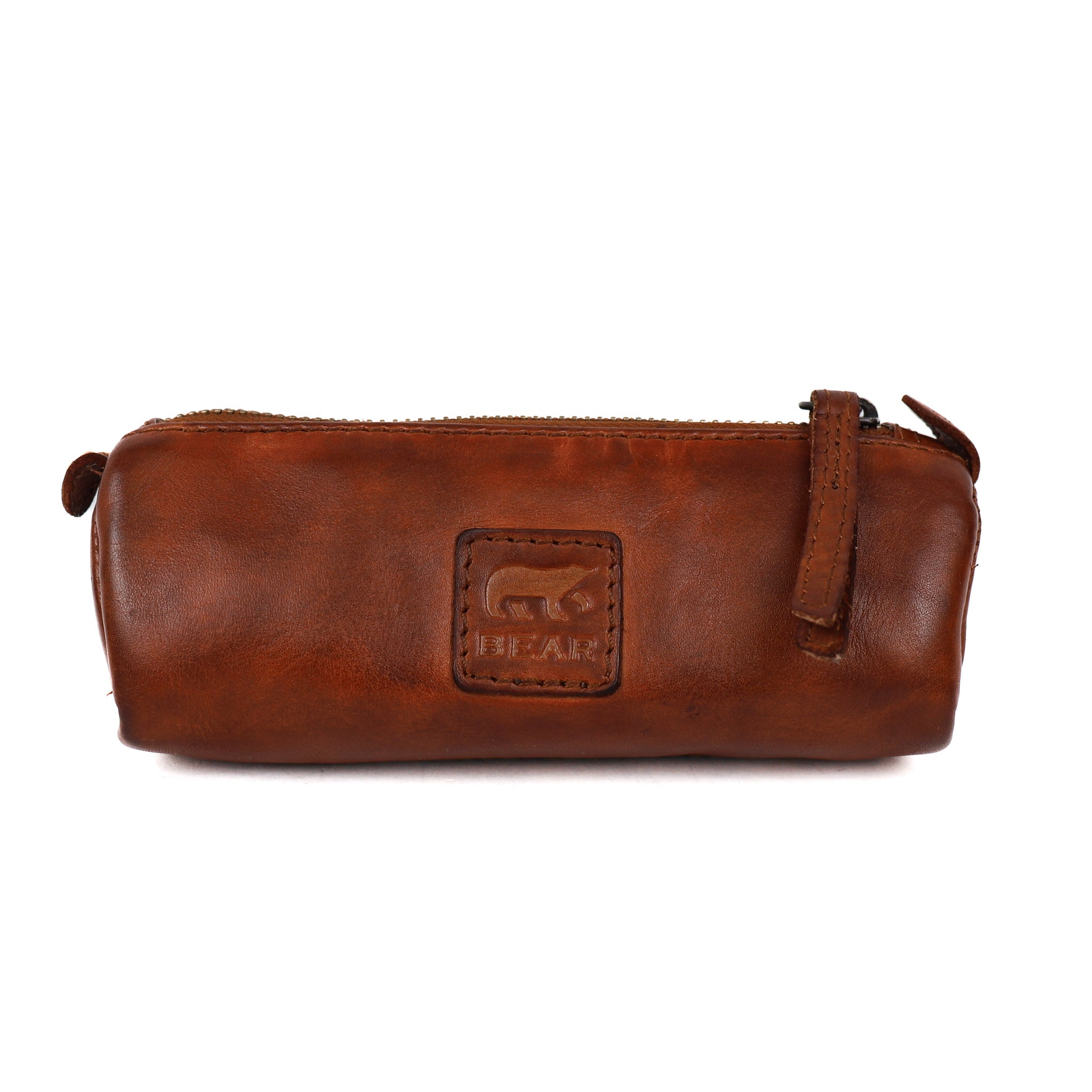 Pencil case 'Tito' cognac - CL 6258