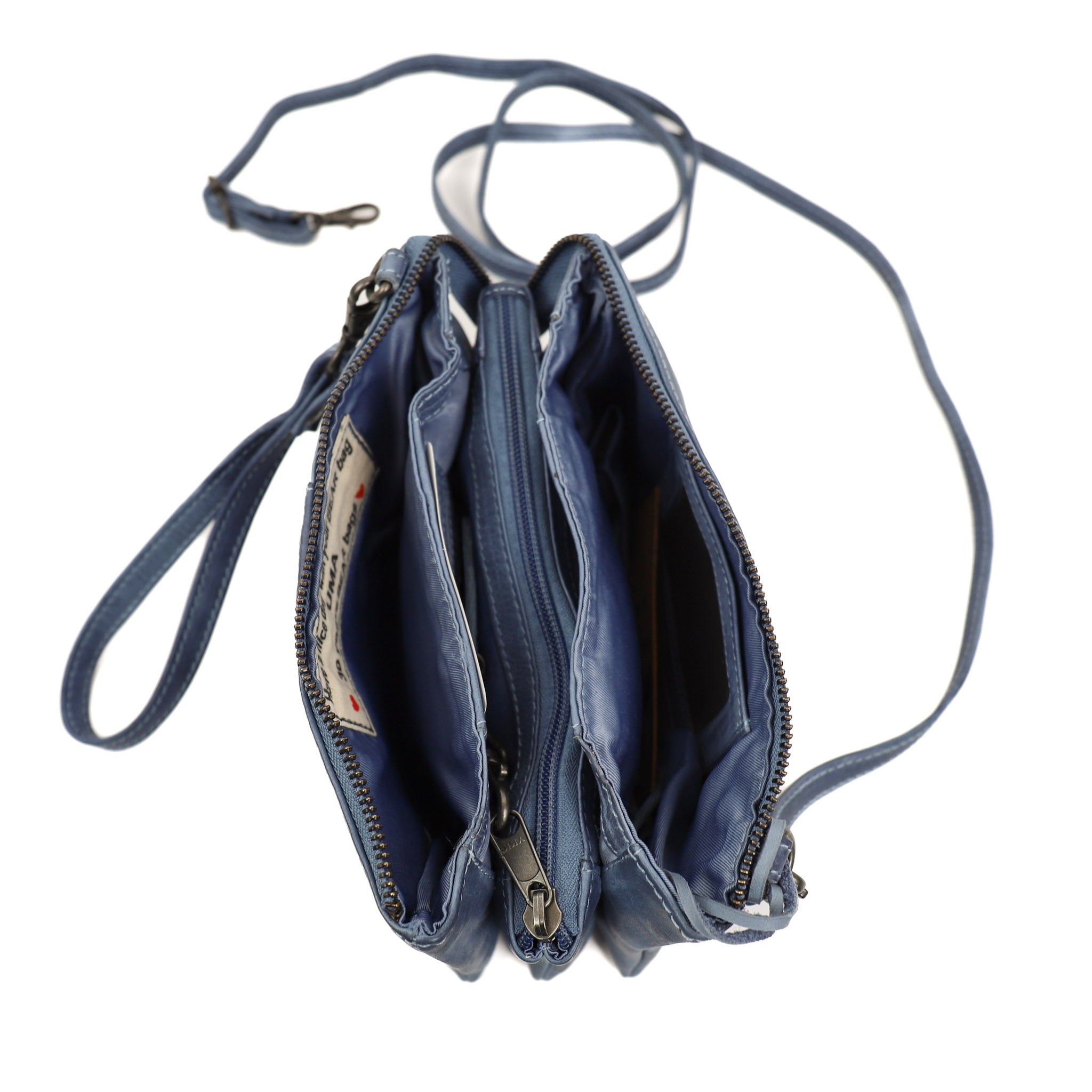 Wallet bag 'Uma' elemental blue