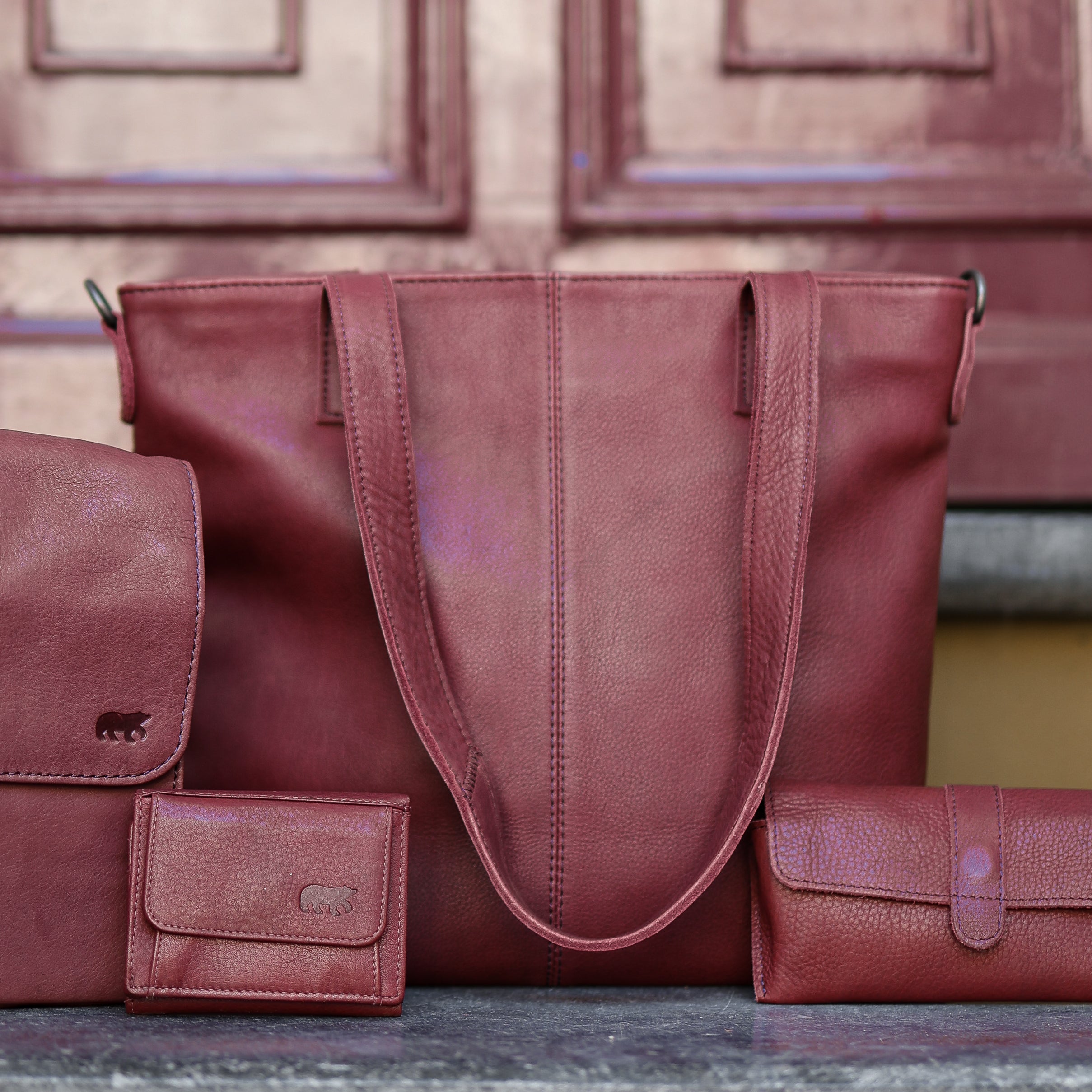 Hand-/schoudertas 'Jilke' bordeaux