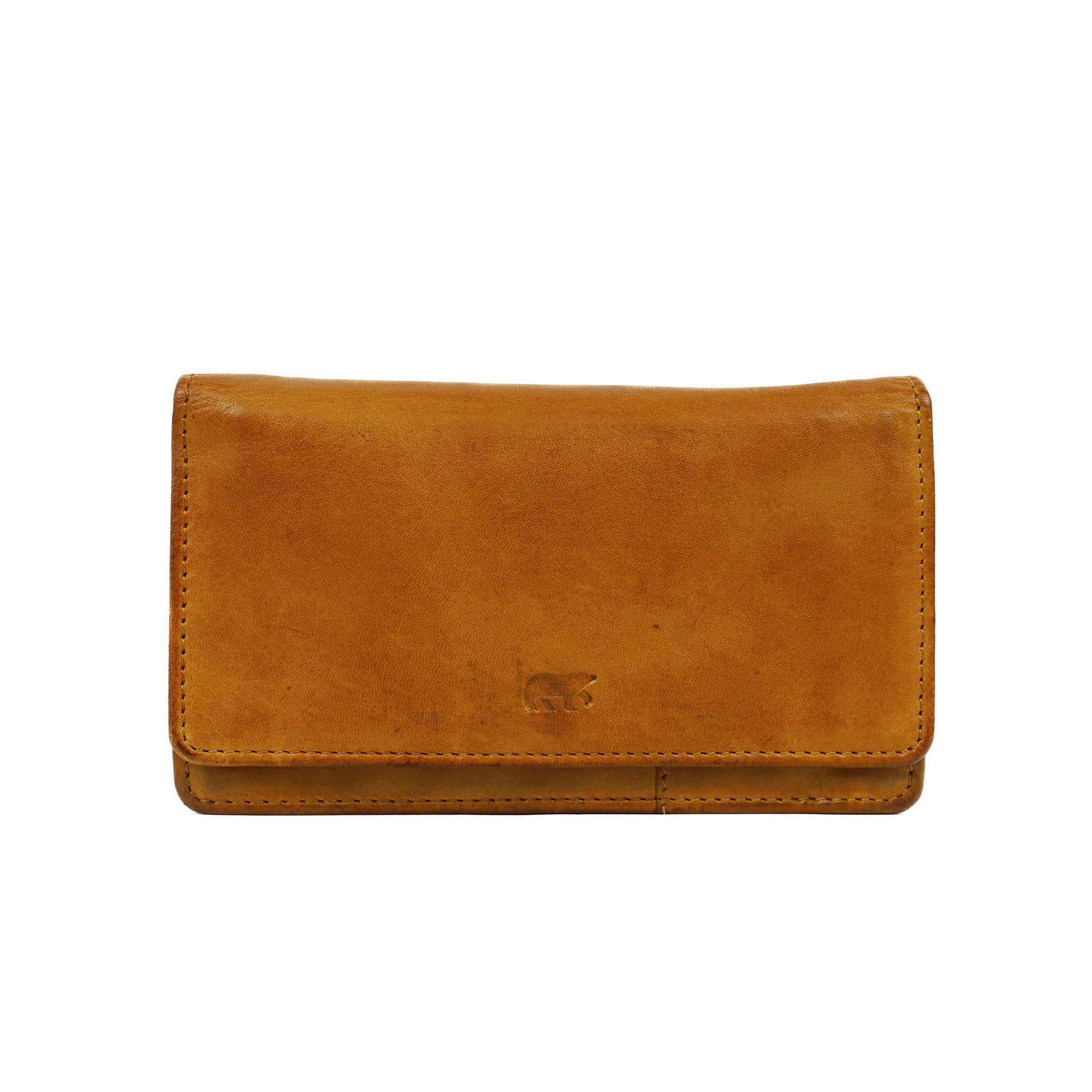 Wrap wallet 'Emma' yellow ocher - CL 782