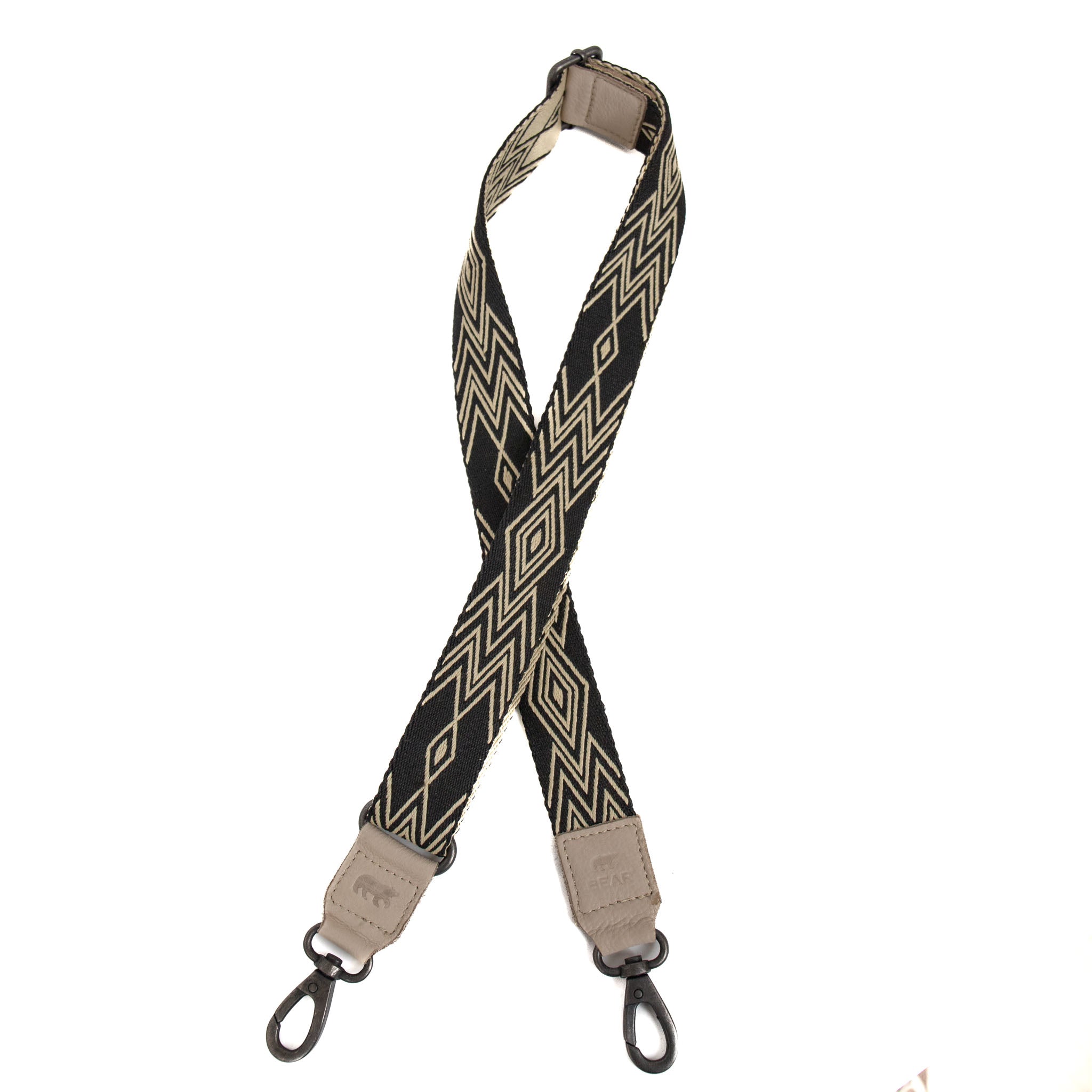 Bag strap 'Bohemian' Zwart