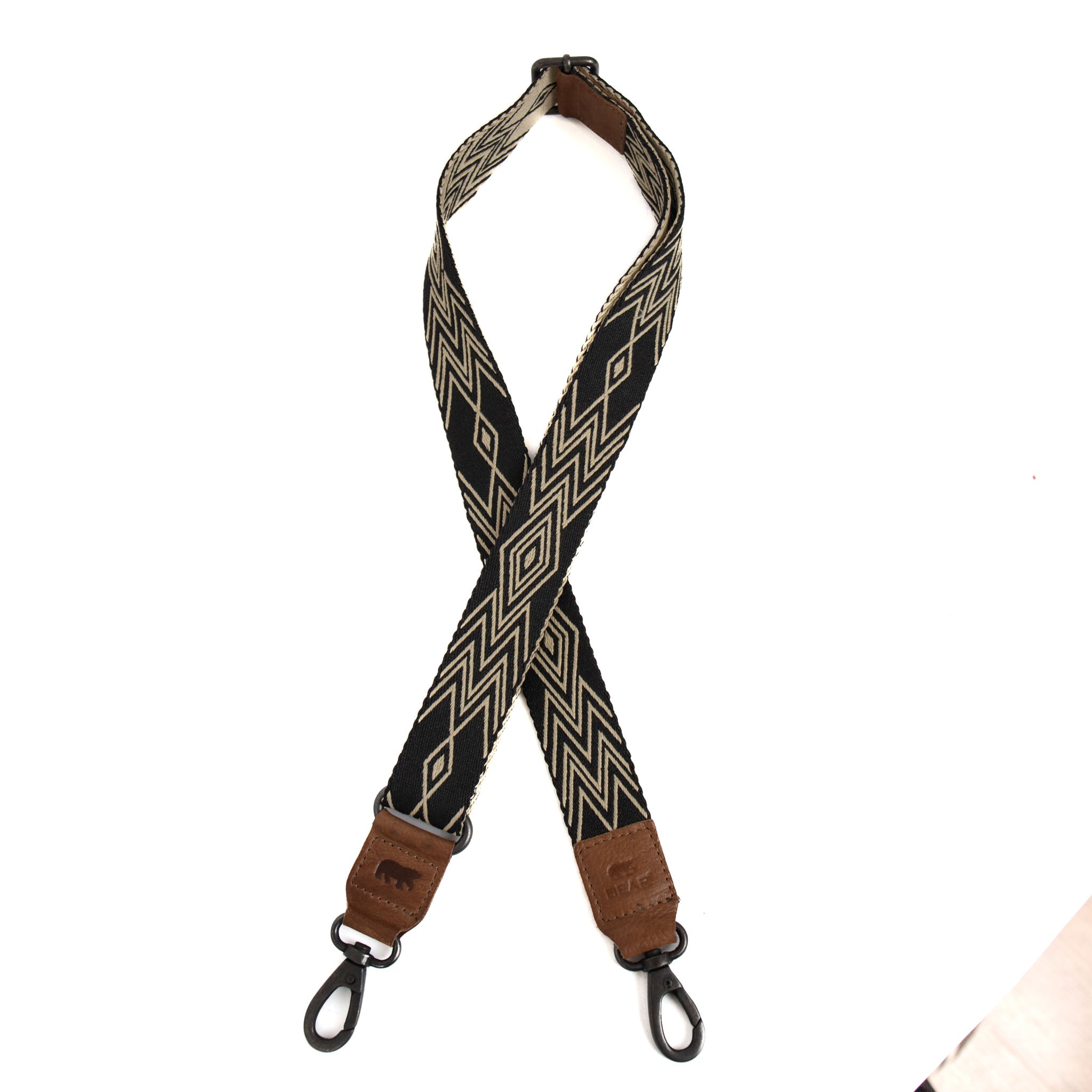 Bag strap 'Bohemian' Zwart