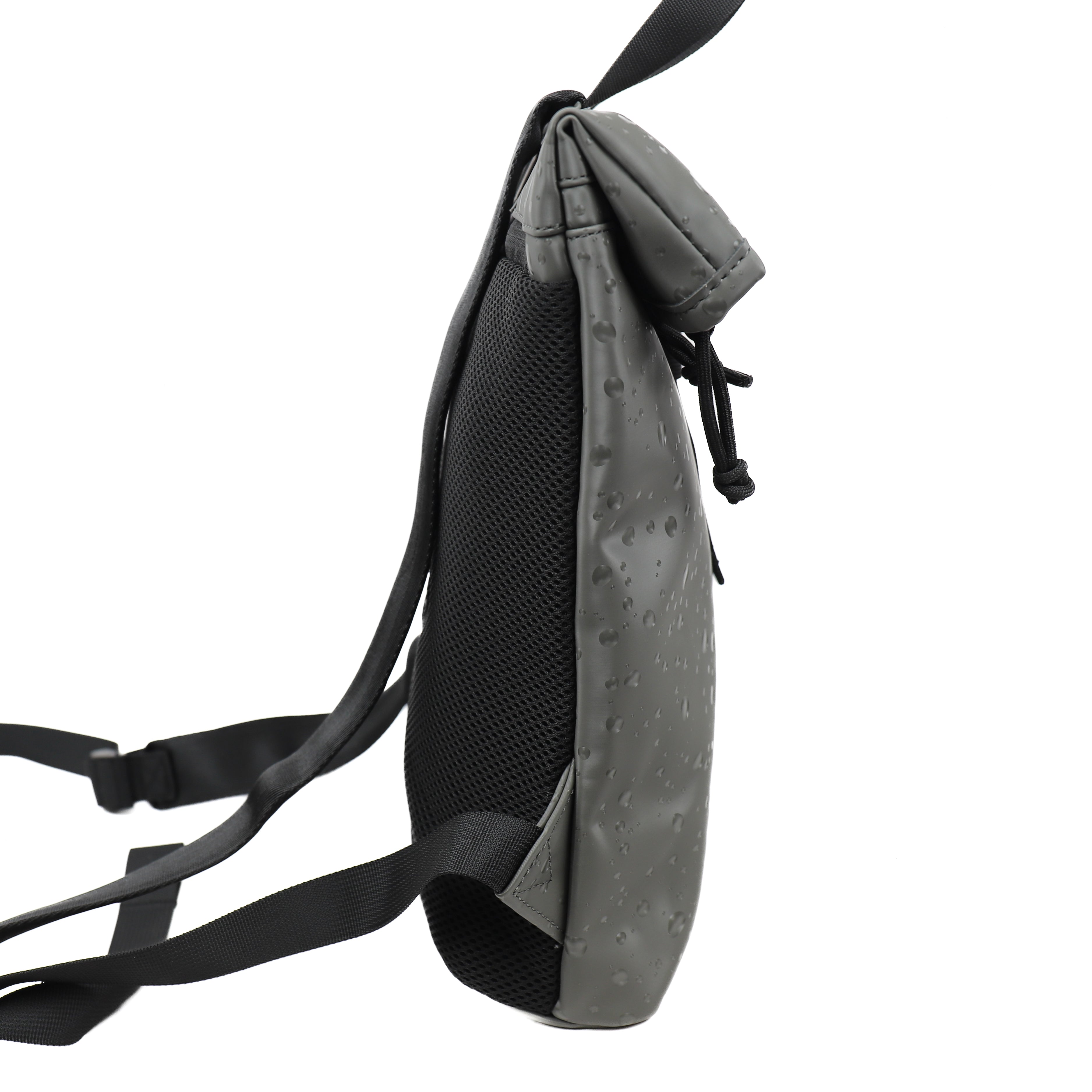 Water-repellent backpack 'Droplets' 9L anthracite