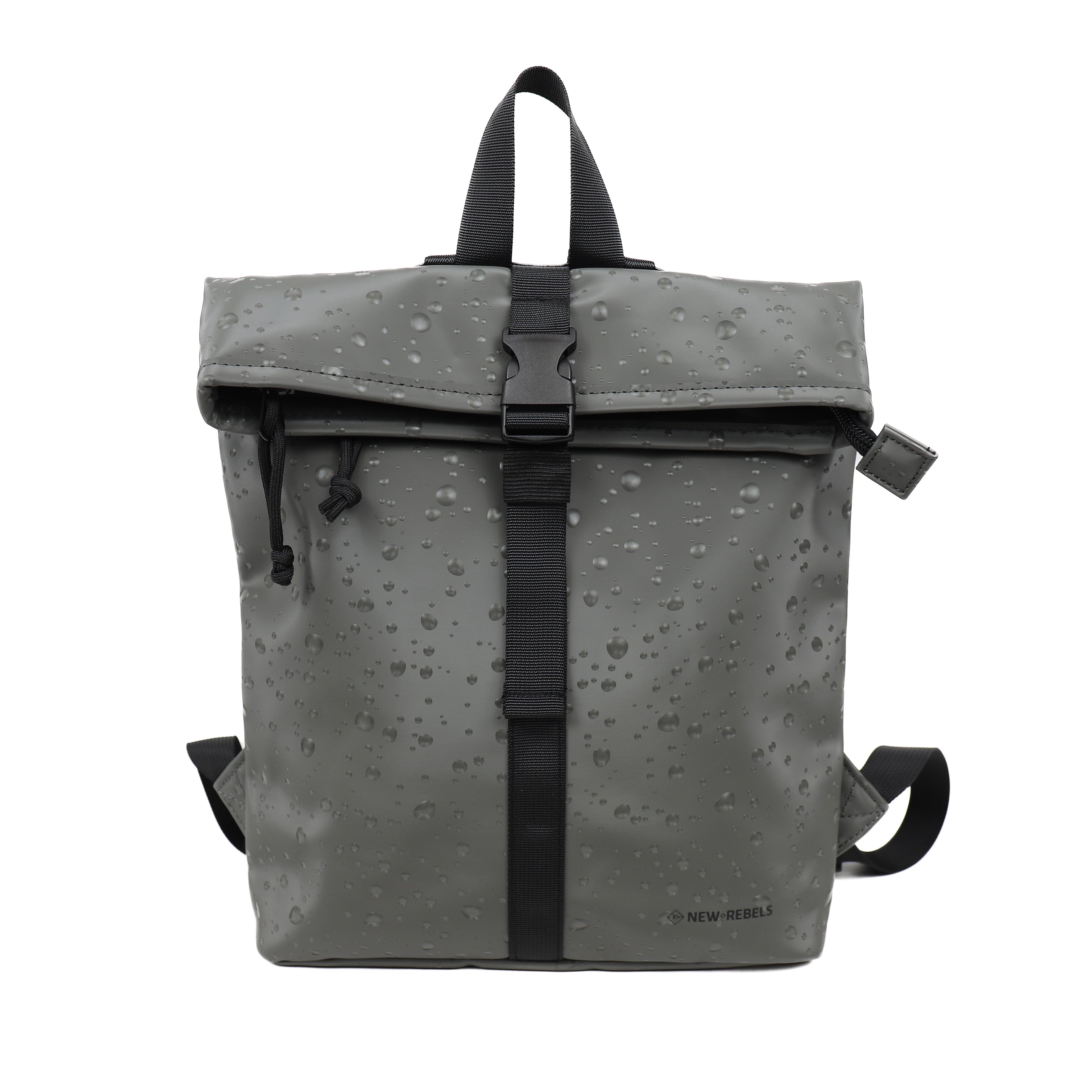 Water-repellent backpack 'Droplets' 9L anthracite