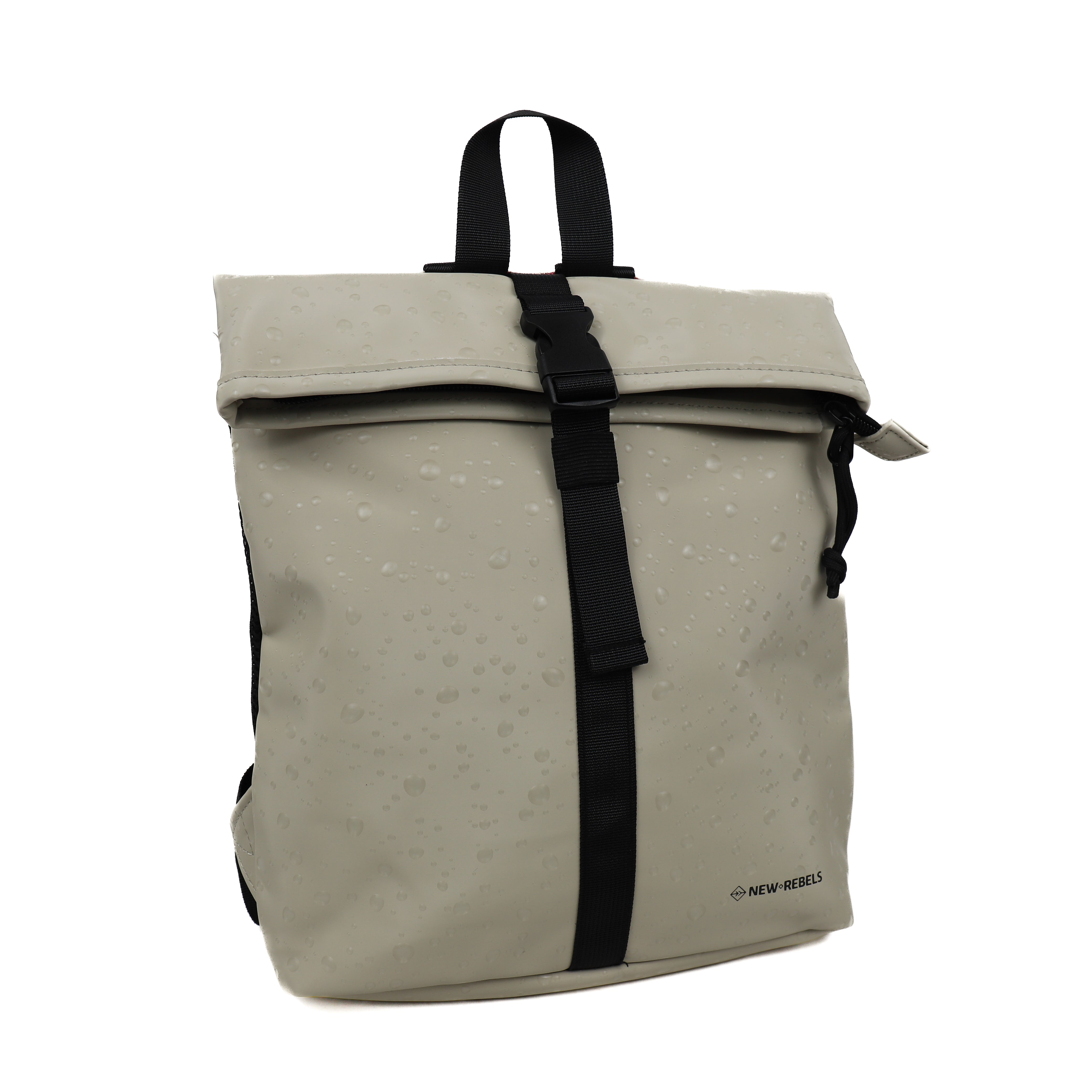 Water-repellent backpack 'Droplets' 9L beige