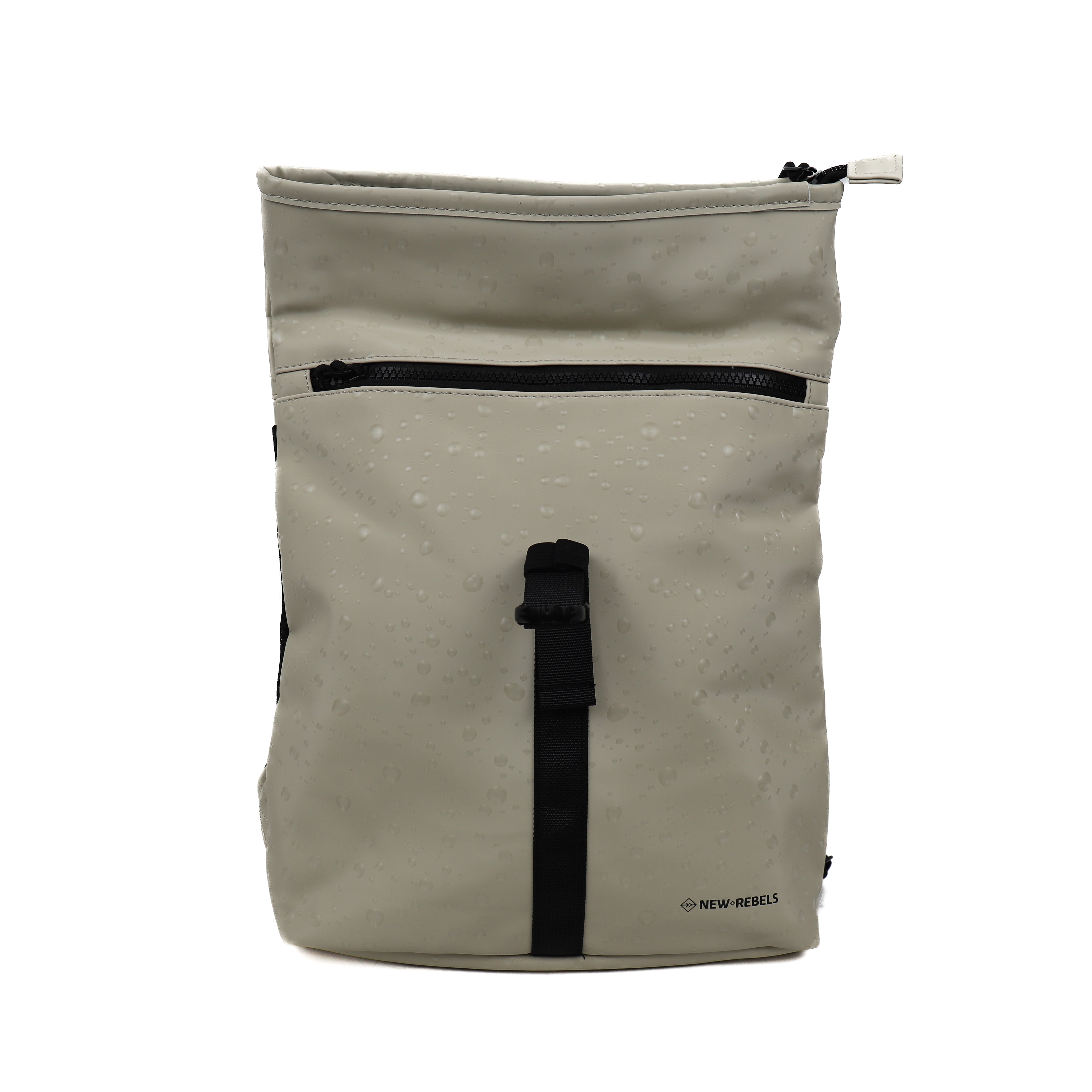 Water-repellent backpack 'Droplets' 9L beige