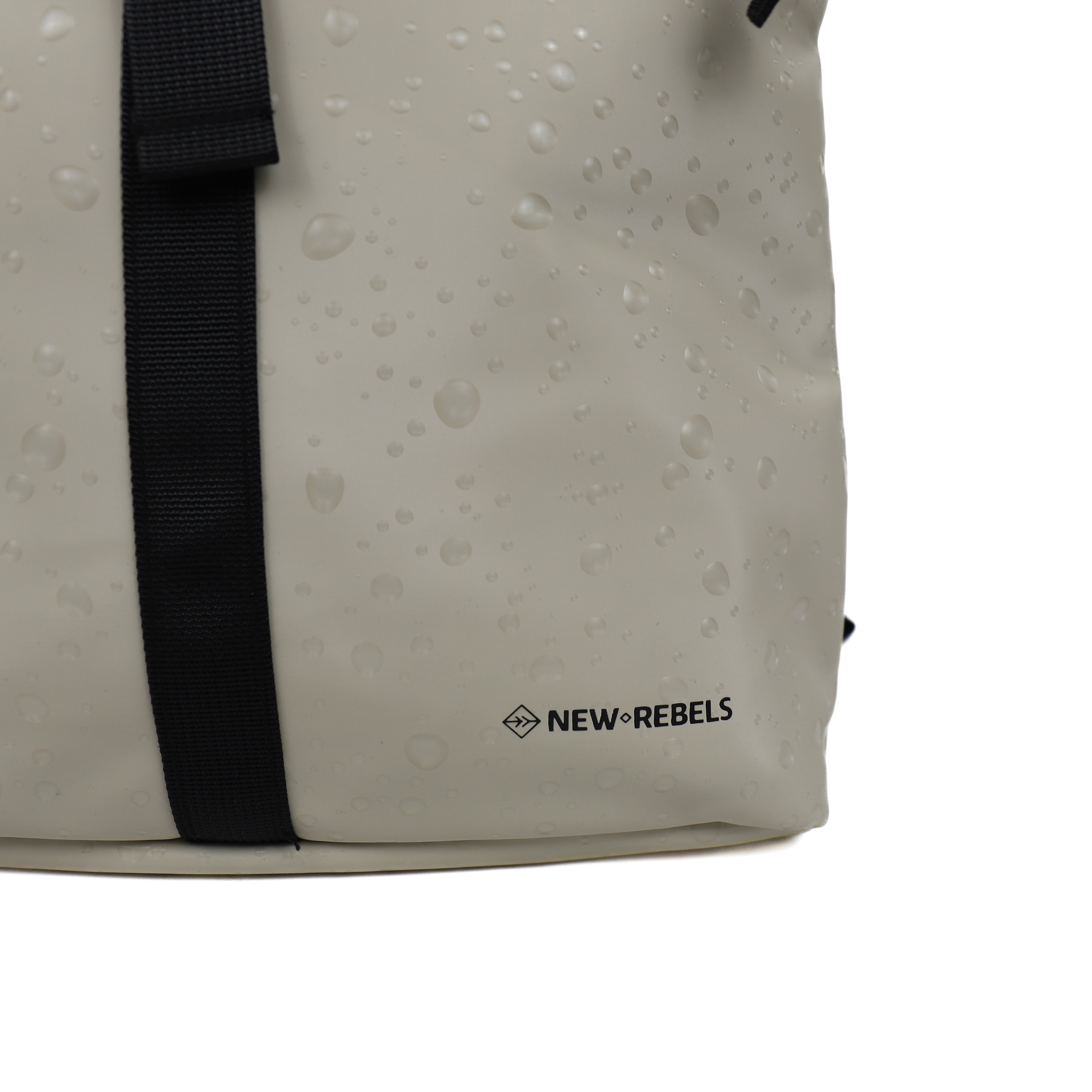 Water-repellent backpack 'Droplets' 9L beige