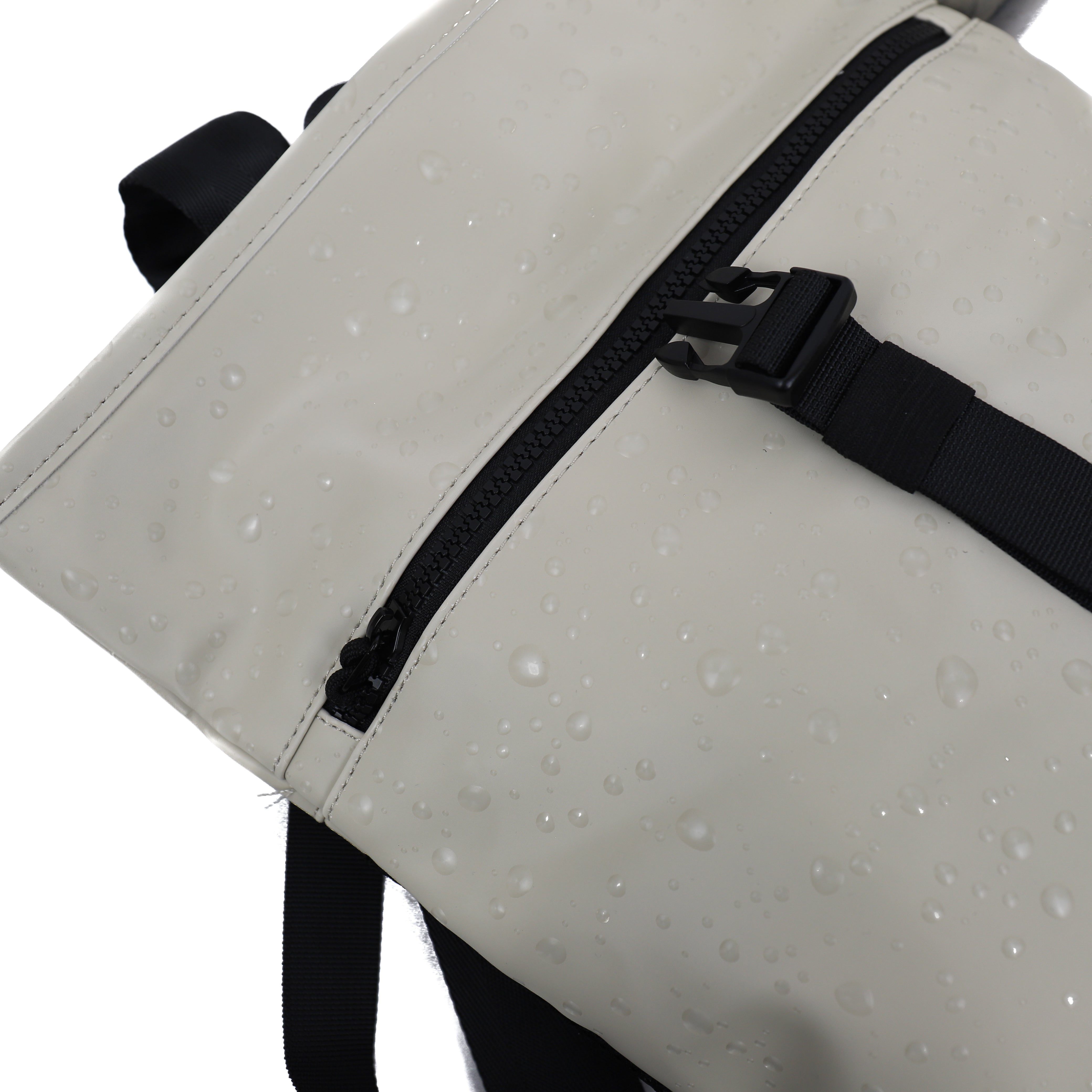 Water-repellent backpack 'Droplets' 9L beige