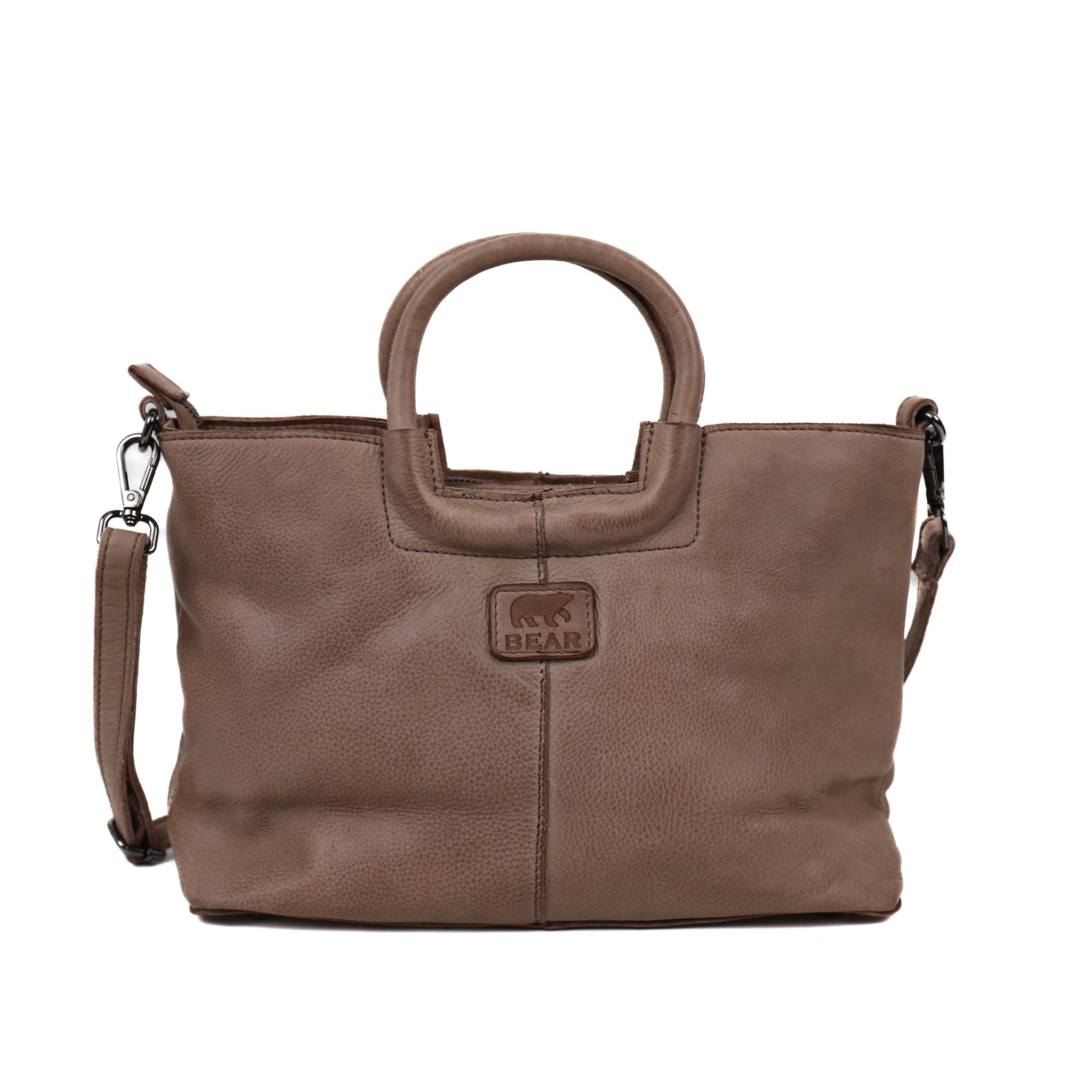 Hand/shoulder bag 'Jasmine' M taupe