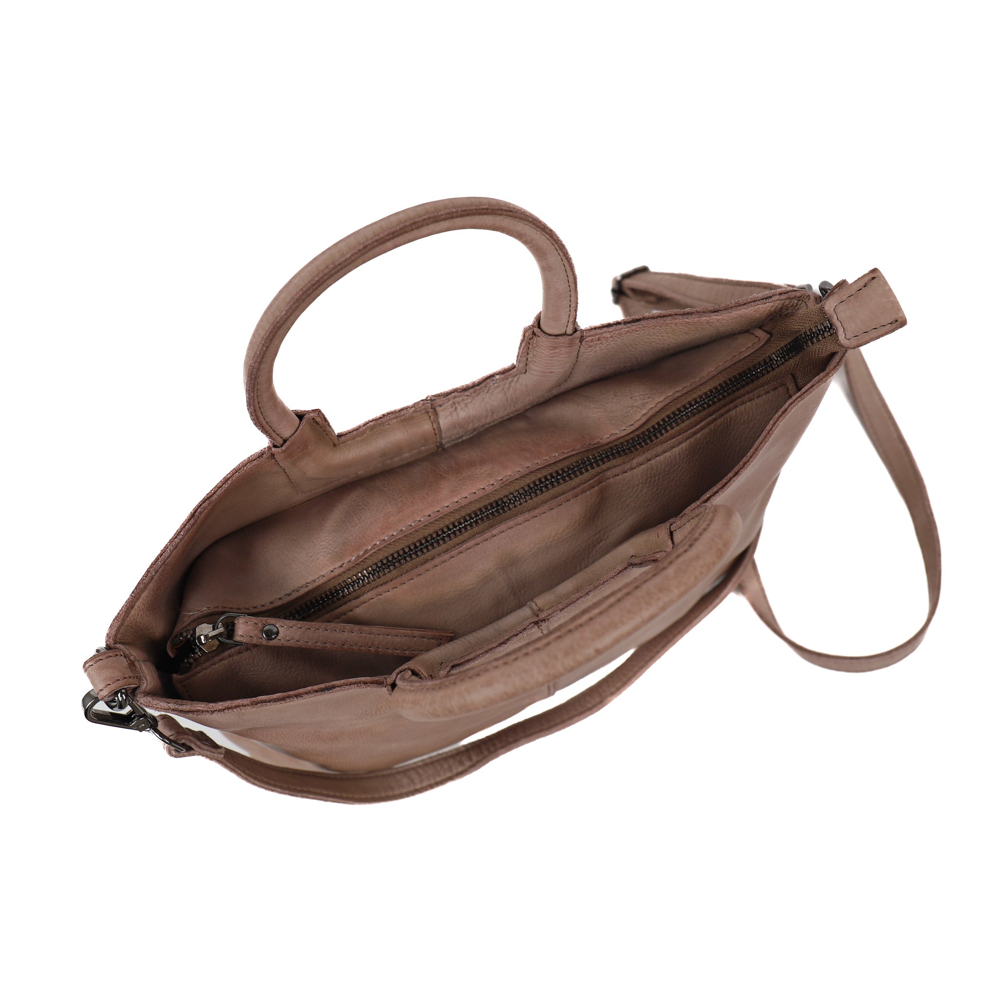 Hand/shoulder bag 'Jasmine' M taupe