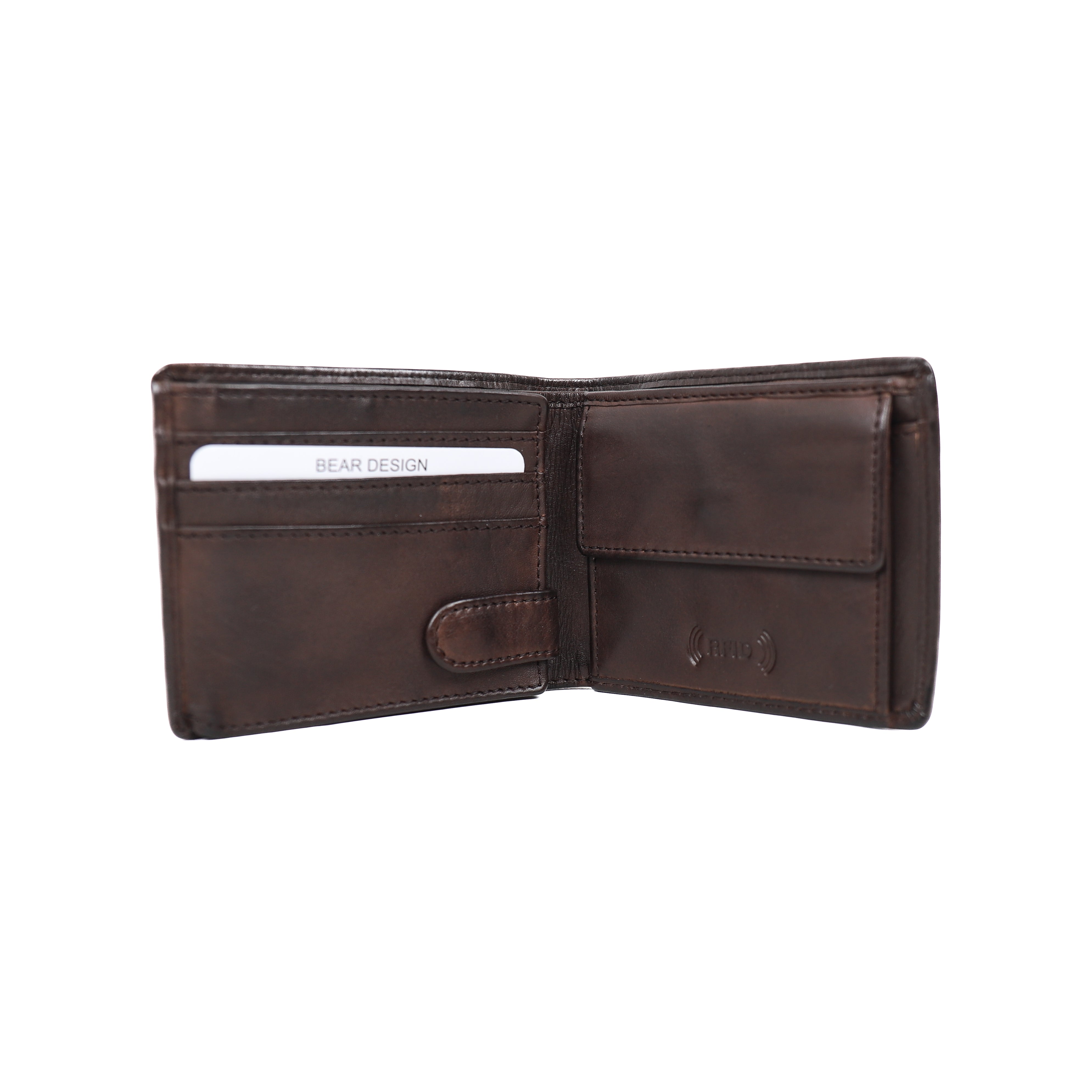 Billfold 'Jim' dark brown