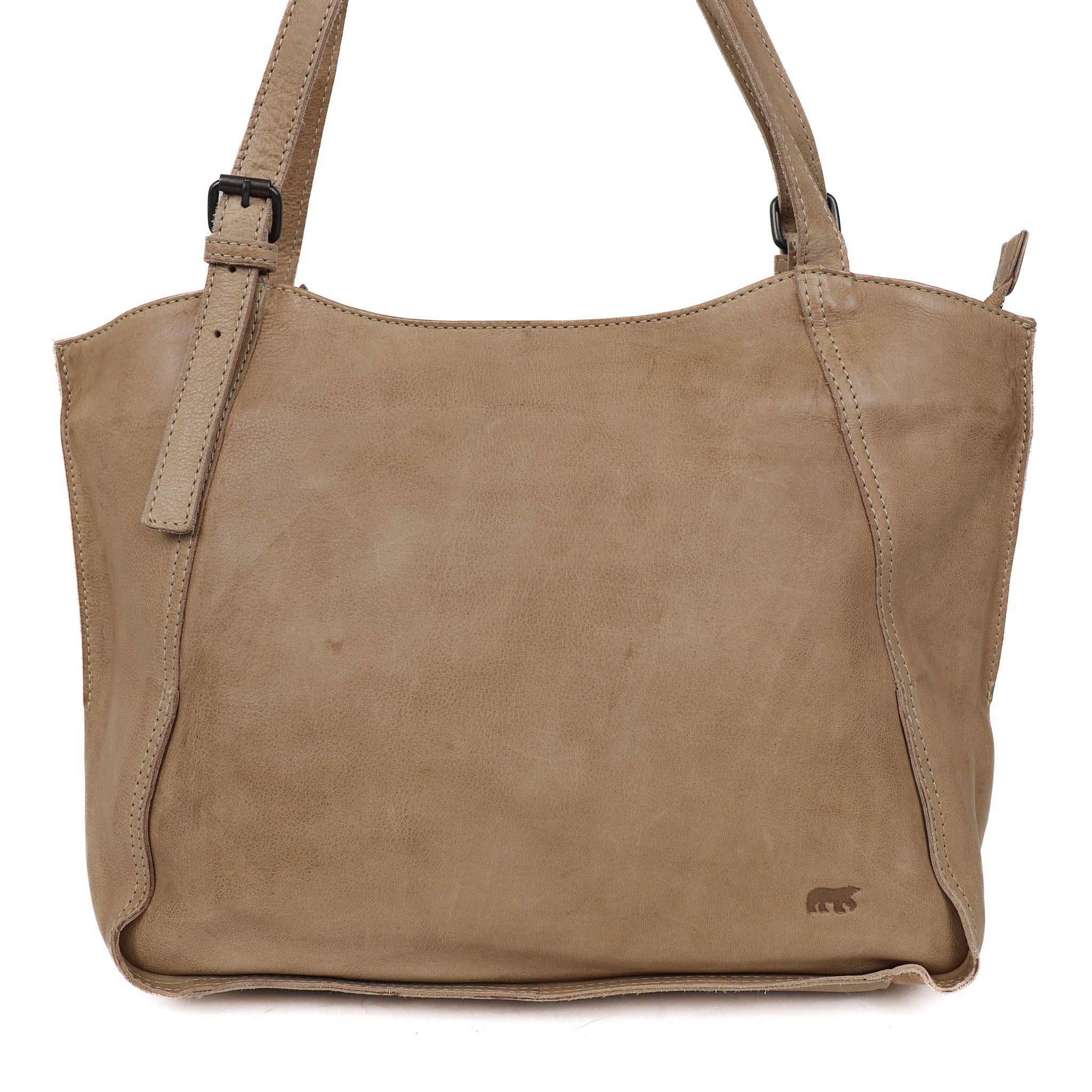 Hand/shoulder bag 'Yvonne' beige