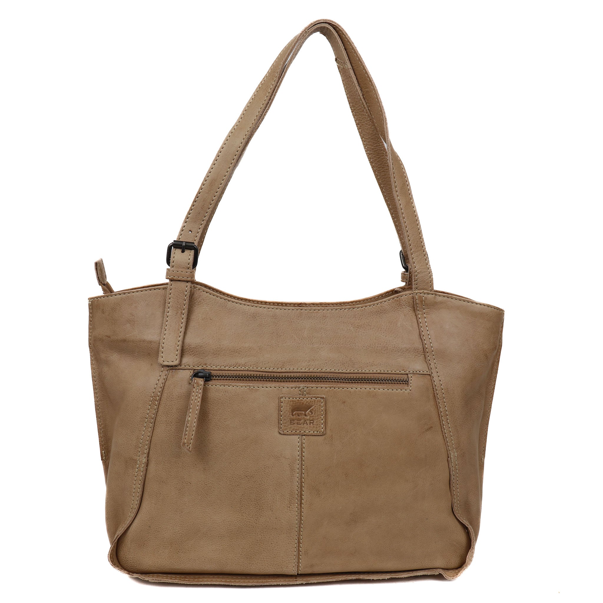 Hand/shoulder bag 'Yvonne' beige