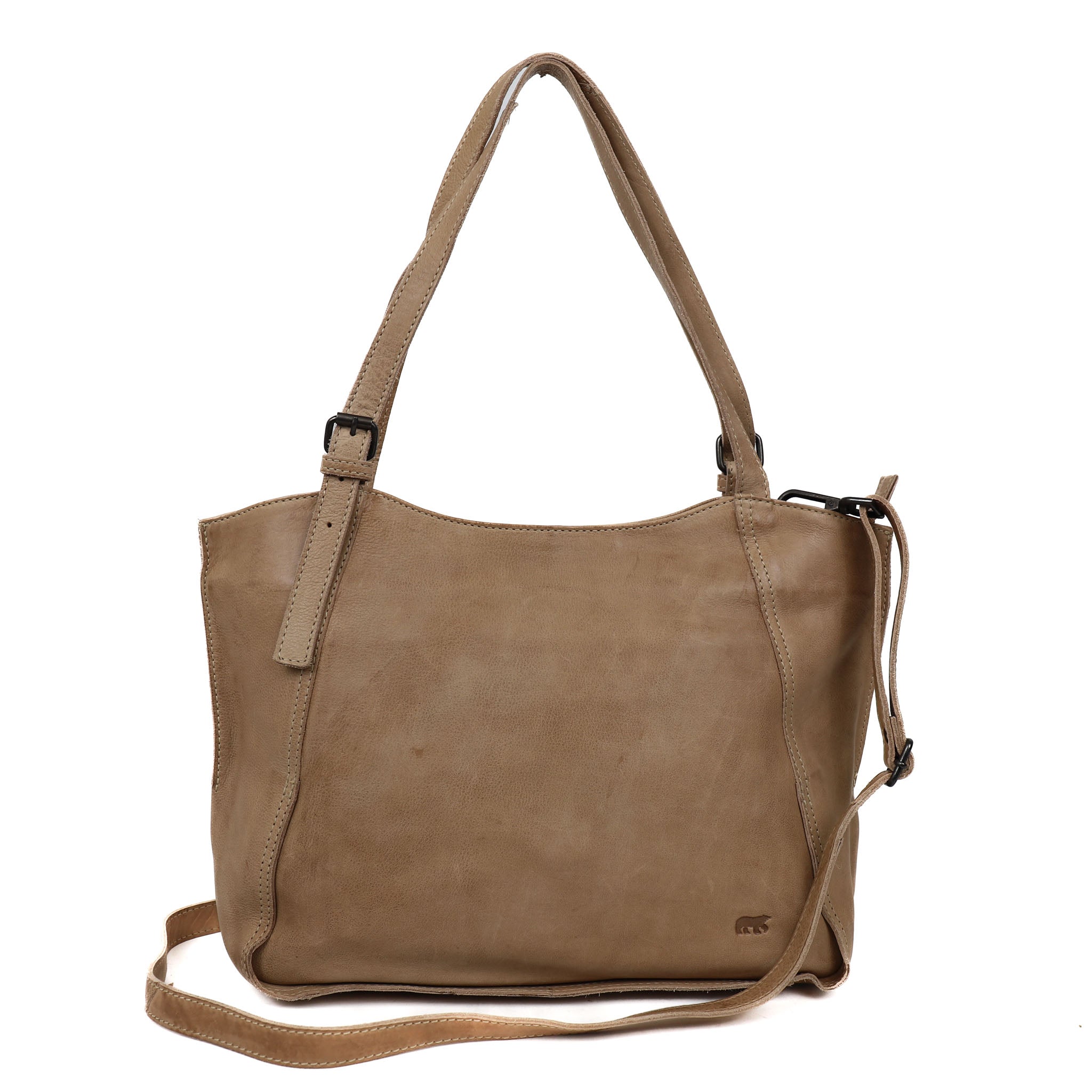 Hand/shoulder bag 'Yvonne' beige