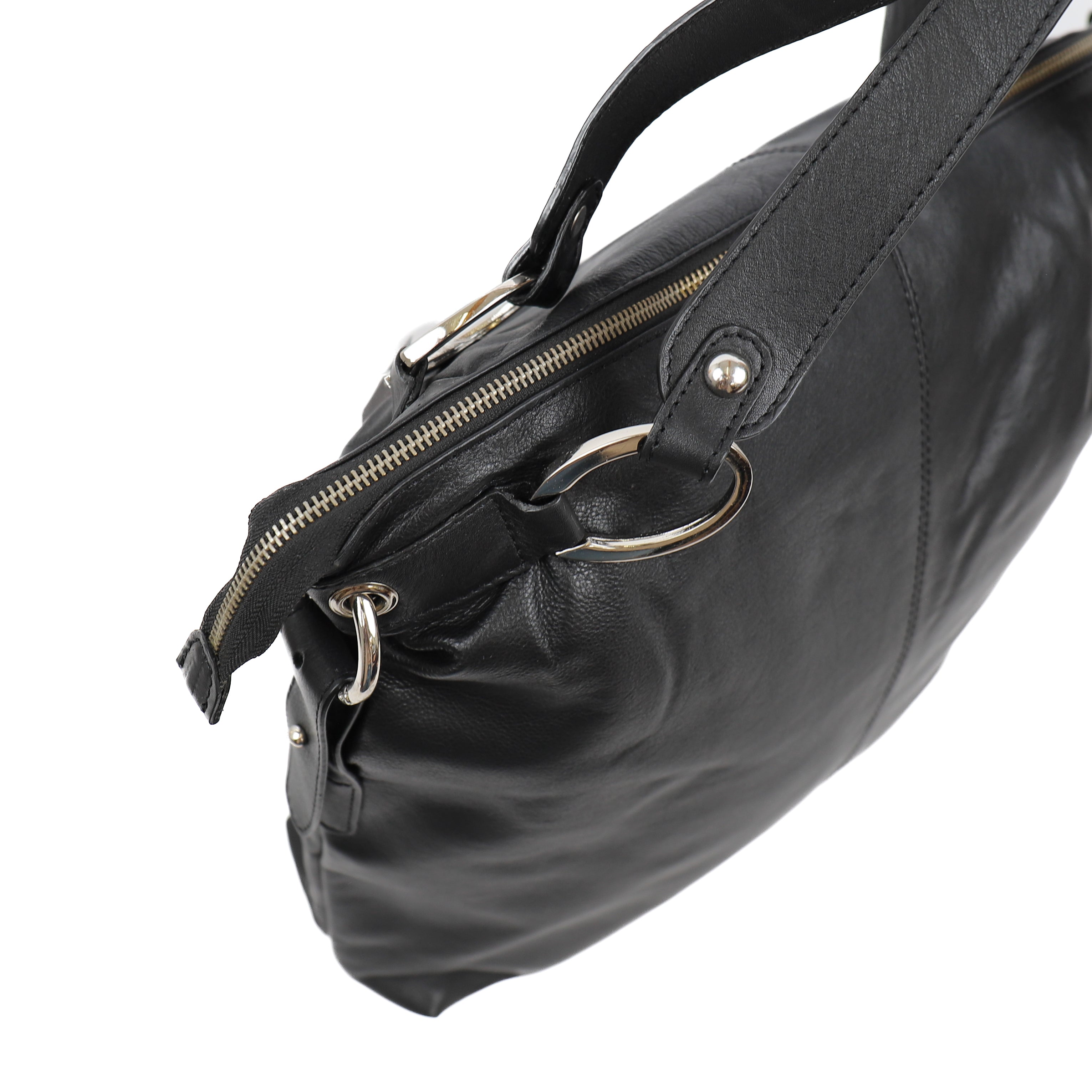 Large hand/shoulder bag black - 1834