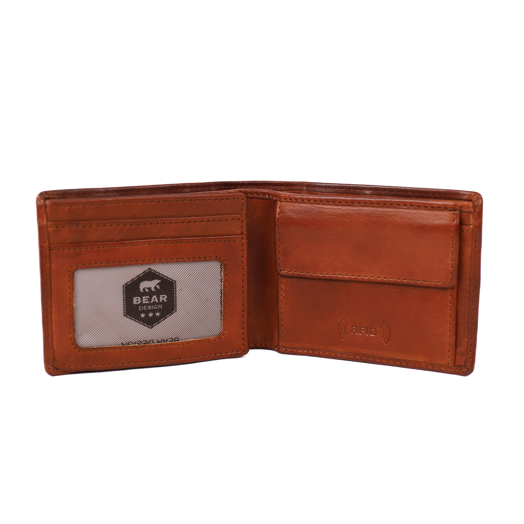 Billfold 'Wesley' cognac