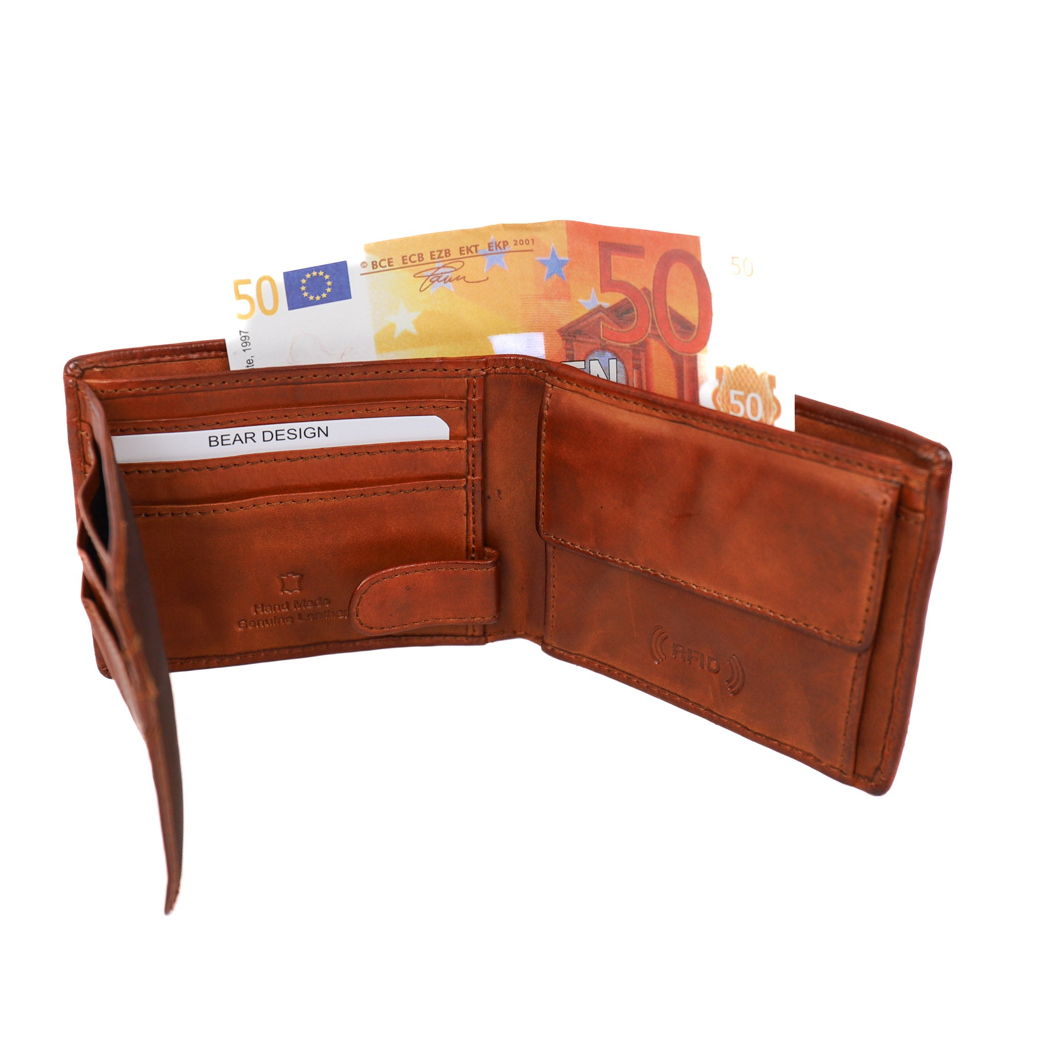 Billfold 'Jim' cognac