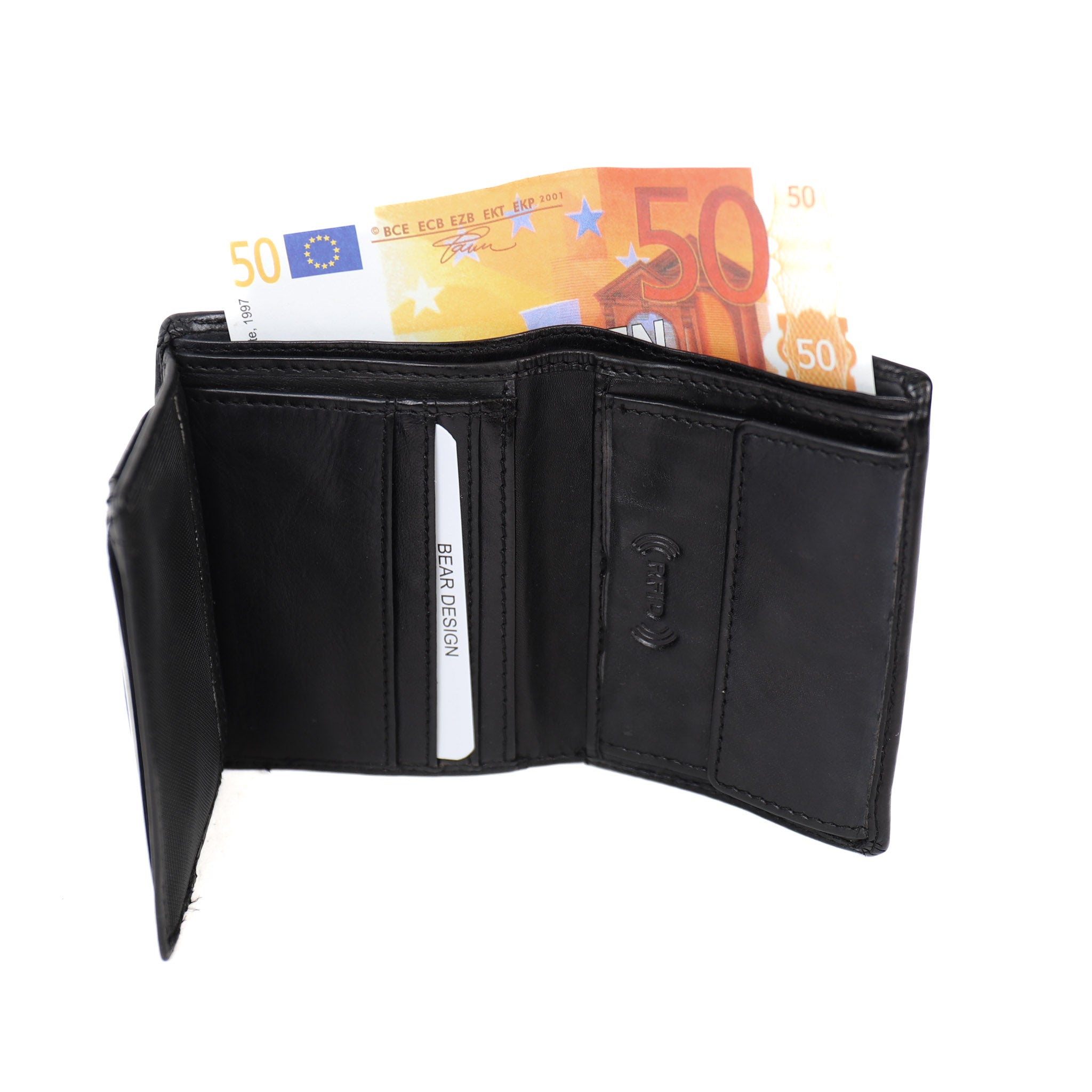 Billfold 'Remo' zwart