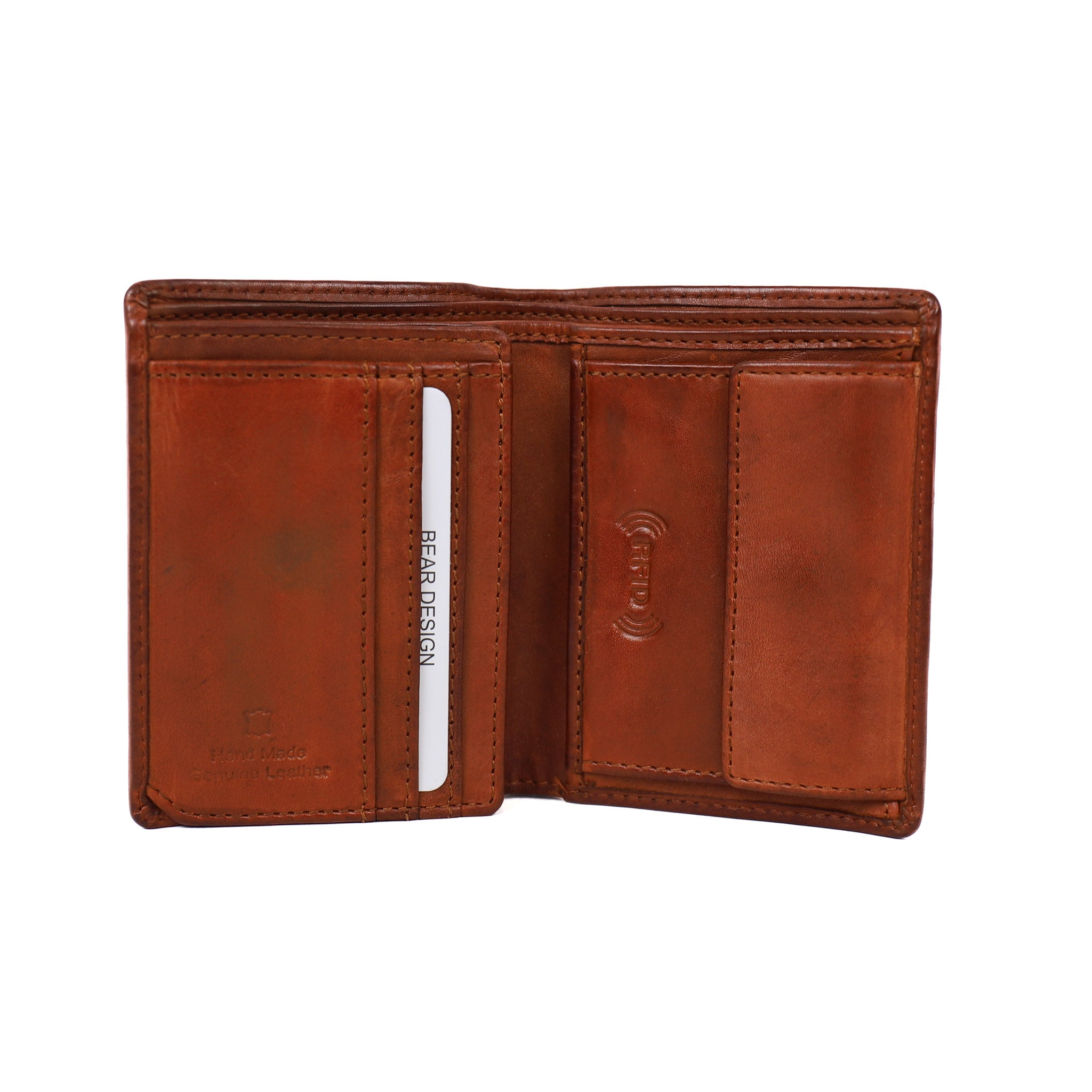 Billfold 'Remo' cognac