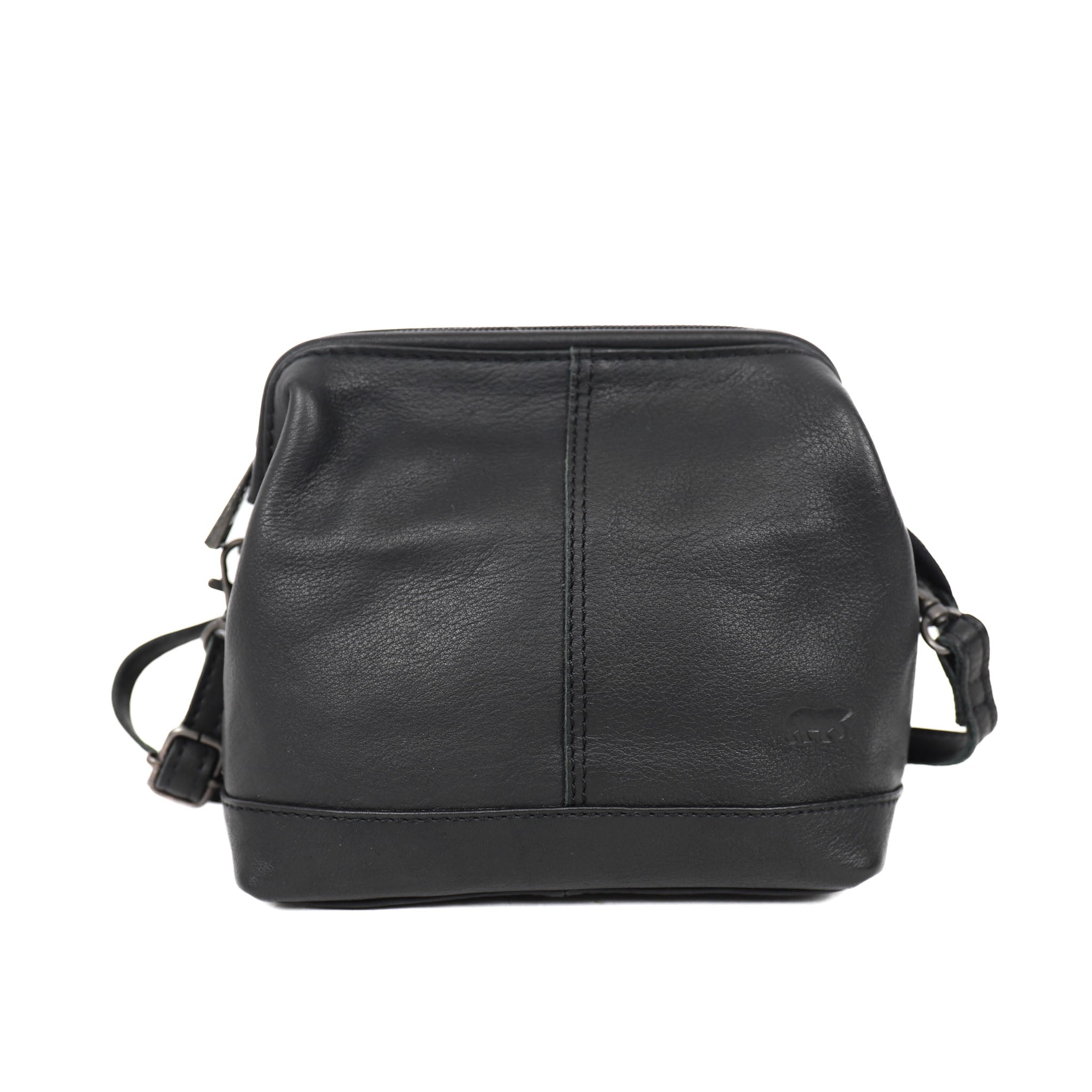 Shoulder bag with bracket closure 'Sjanne' black